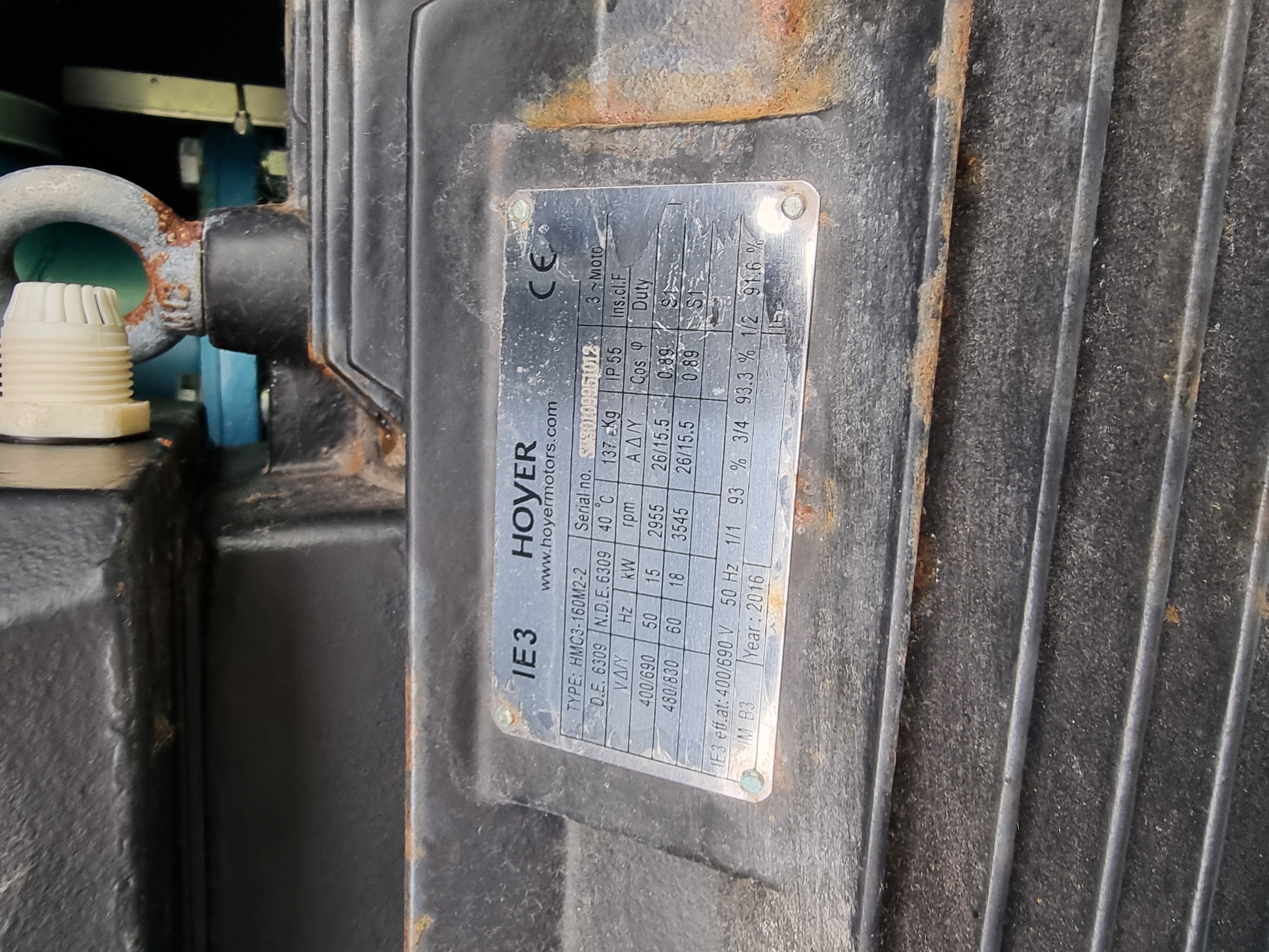 Used KUBÍČEK VHS Roots Blower Type 3D45B-150E | 5.79 -14.26 m³/h