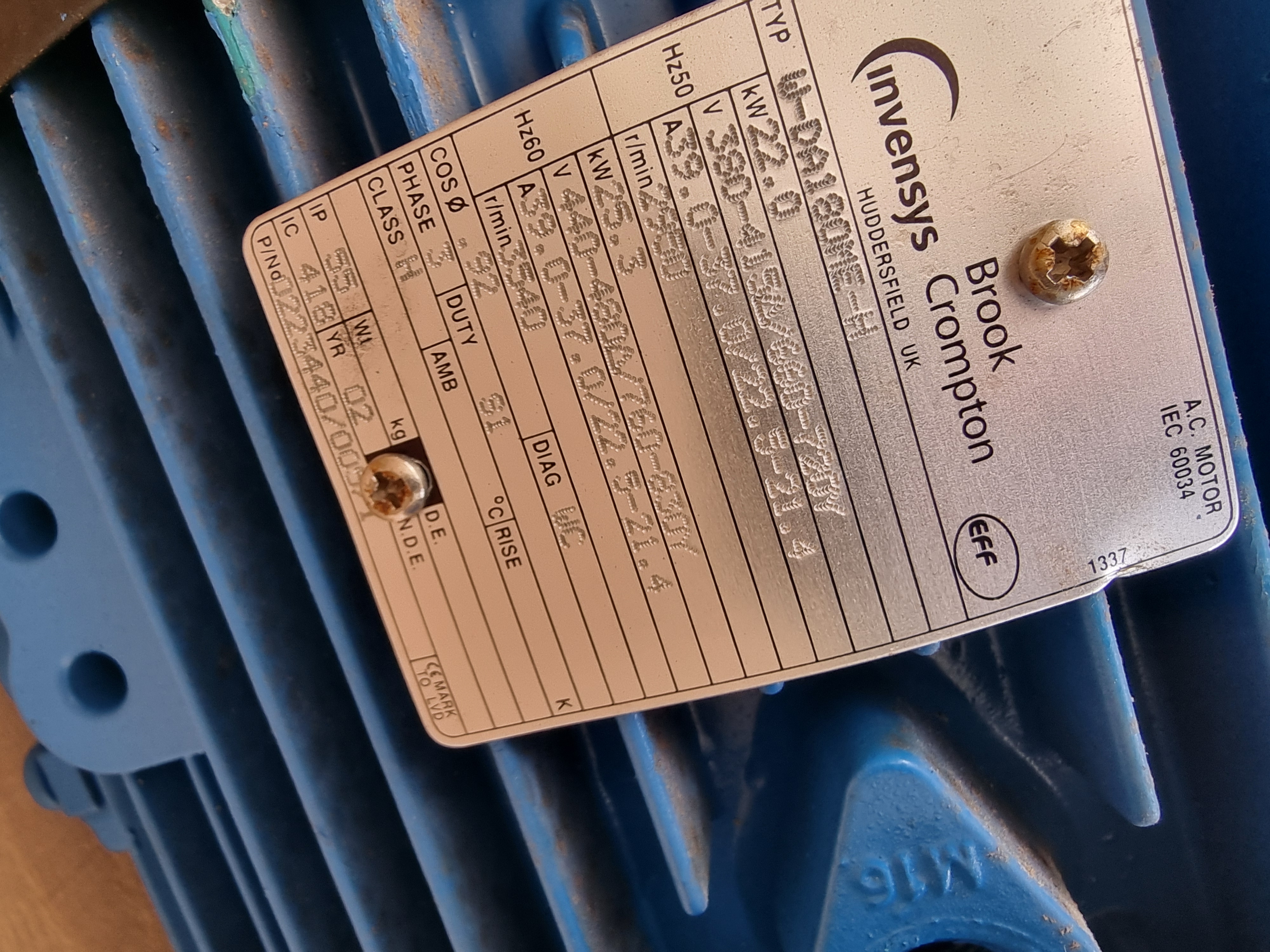 Used Flowserve 16WMVS24 Multiline Centrifugal Pump | 22kW