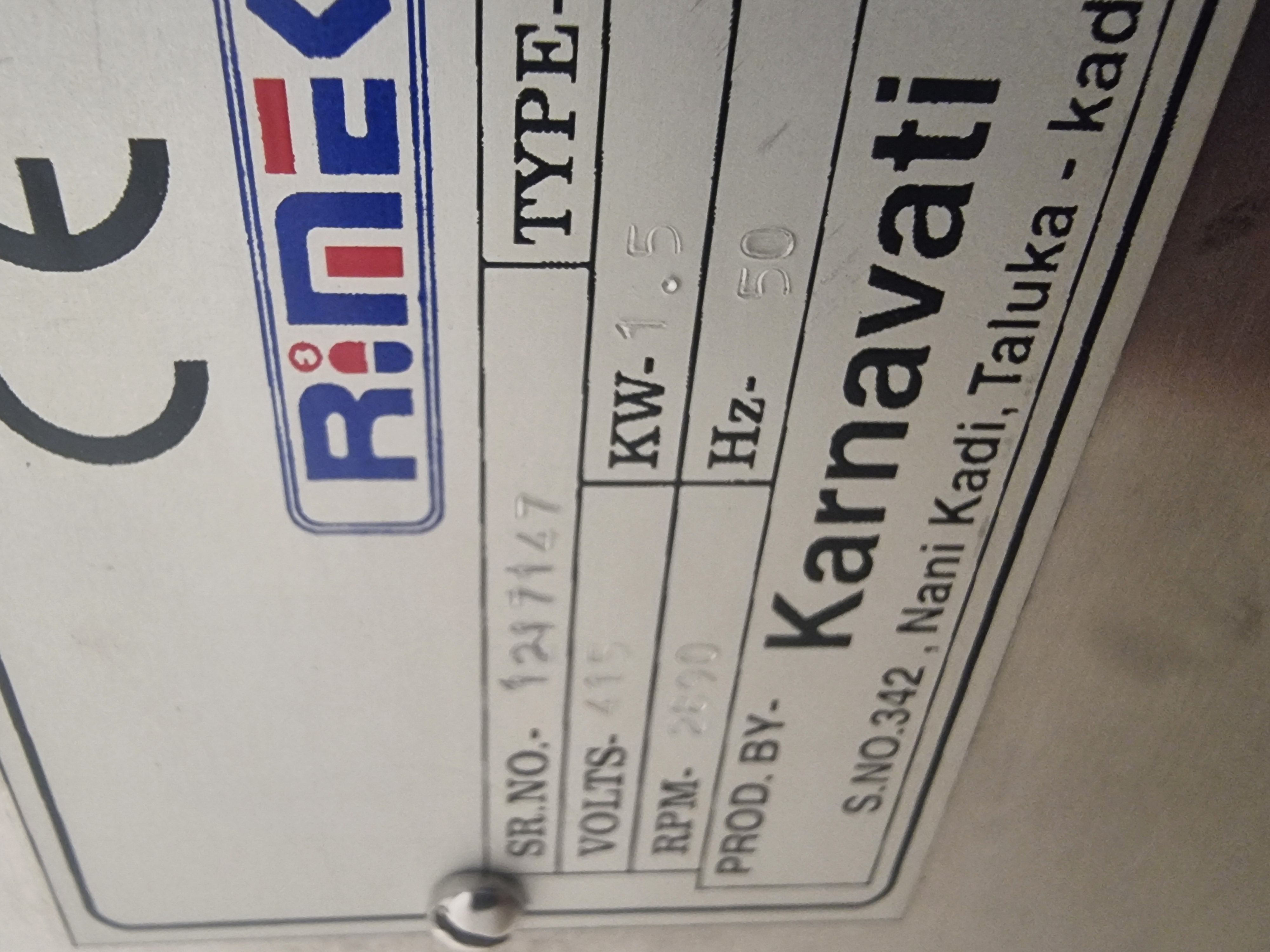 Used Rimek Karnavati FBD-2KG Fluid Bed Dryer