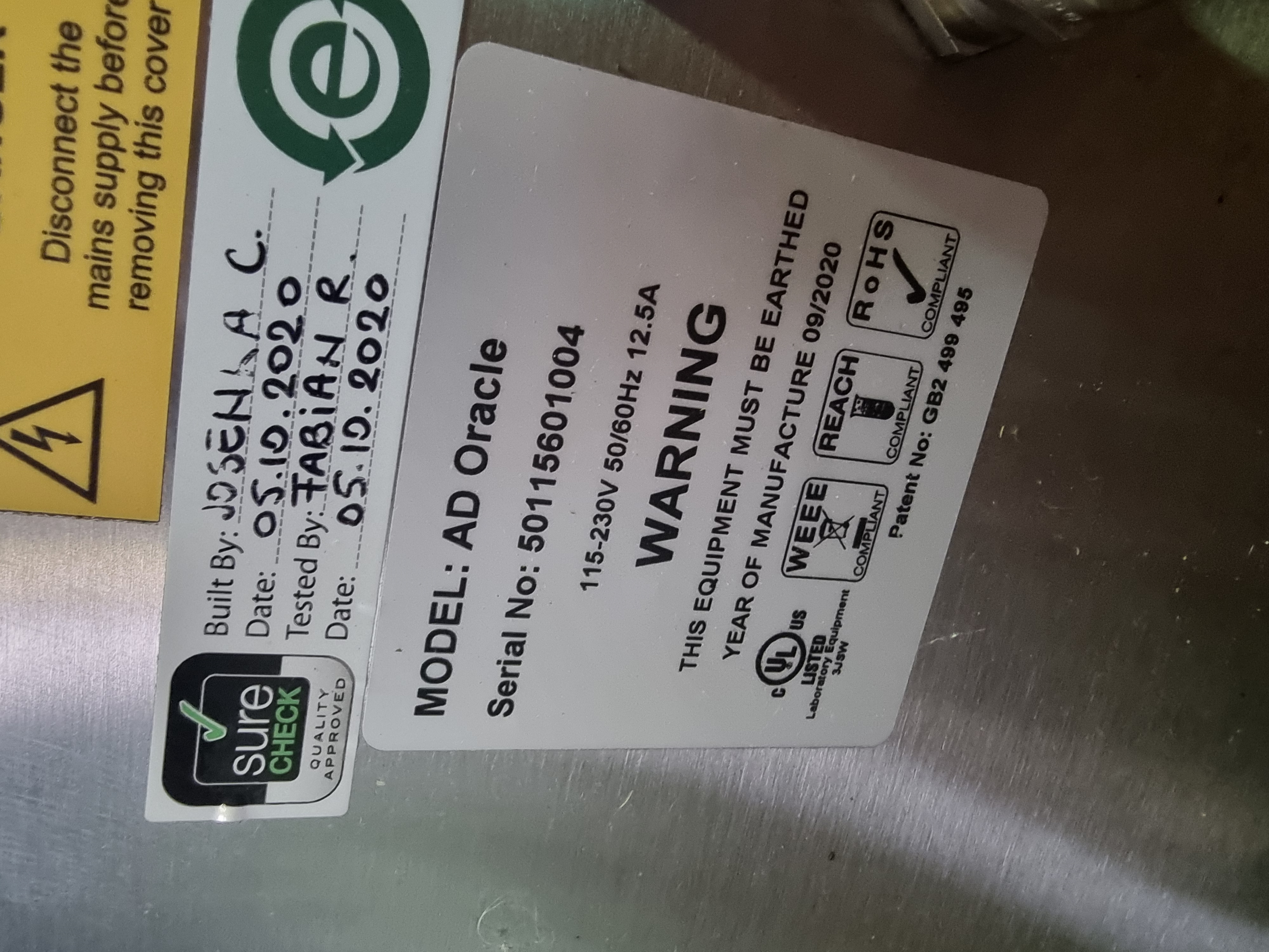 VideoJet Laser Marking System Model 7440