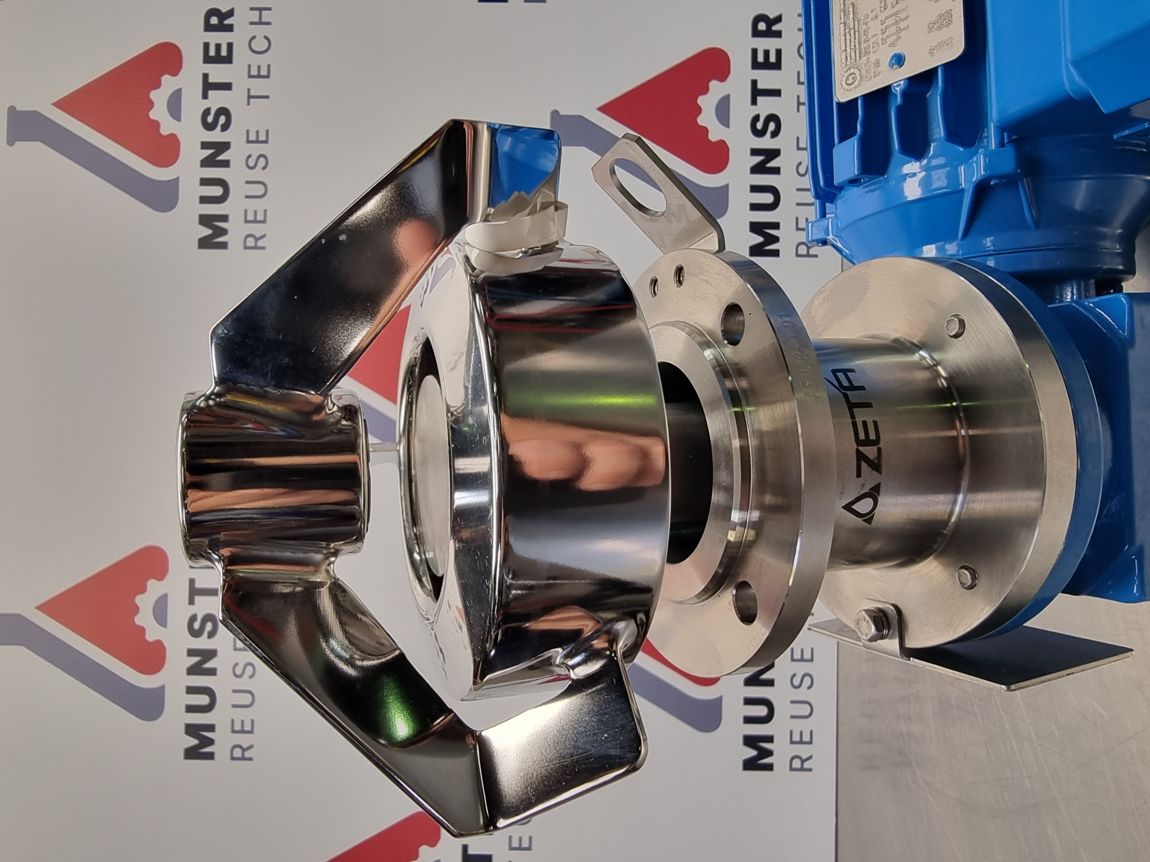 Used Zeta Bottom Mounted Magnetic Agitator BMRT | BMR 300 W S | Speed Range 75 - 575