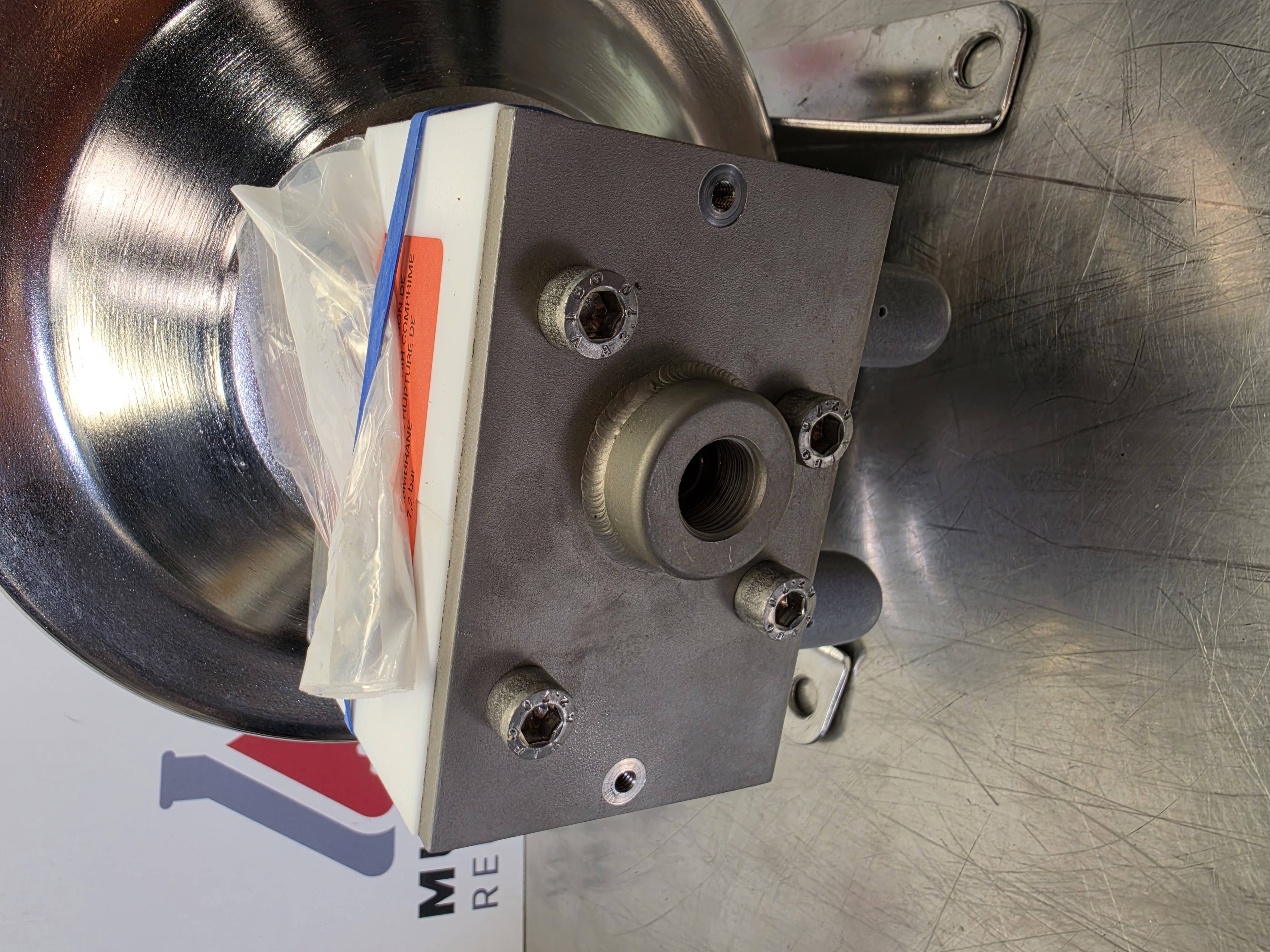 Used FPL Flotronic One-Nut Stainless Steel Diaphragm Pump | Tri Clamp