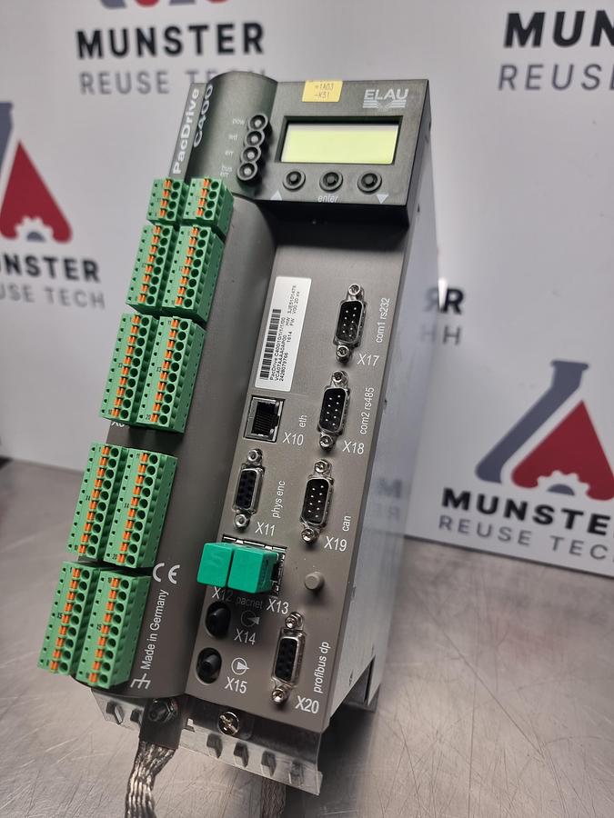 Used Elau VCA07AAAA0AP00 Pac Drive C400 Servo Controller | C400/10/1/1/1/00