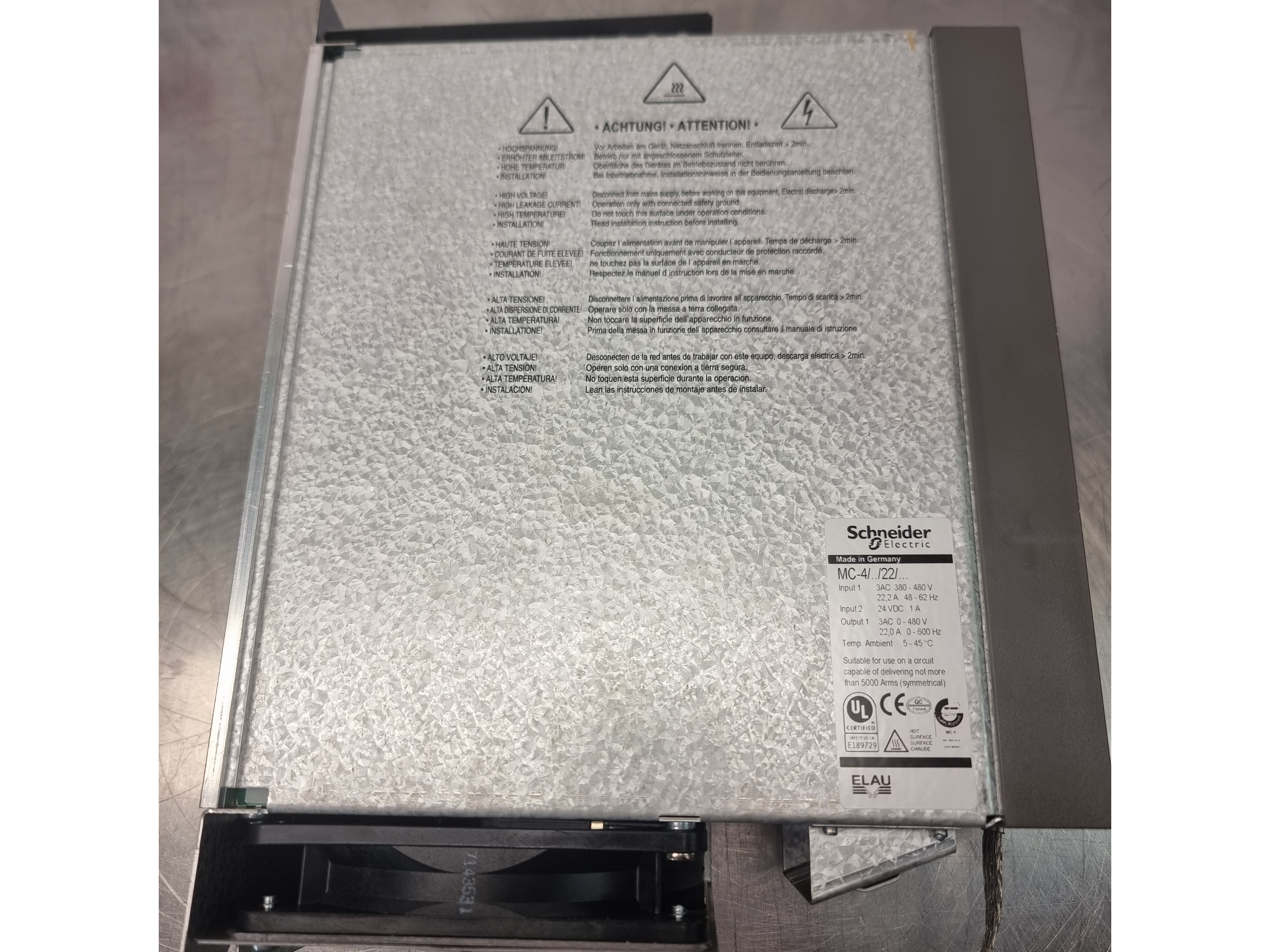 Used Schneider Elau MC-4/11/22/400 Servo Drive 22A | VDM01D22AA00 | !!USED NEVER RUN!!