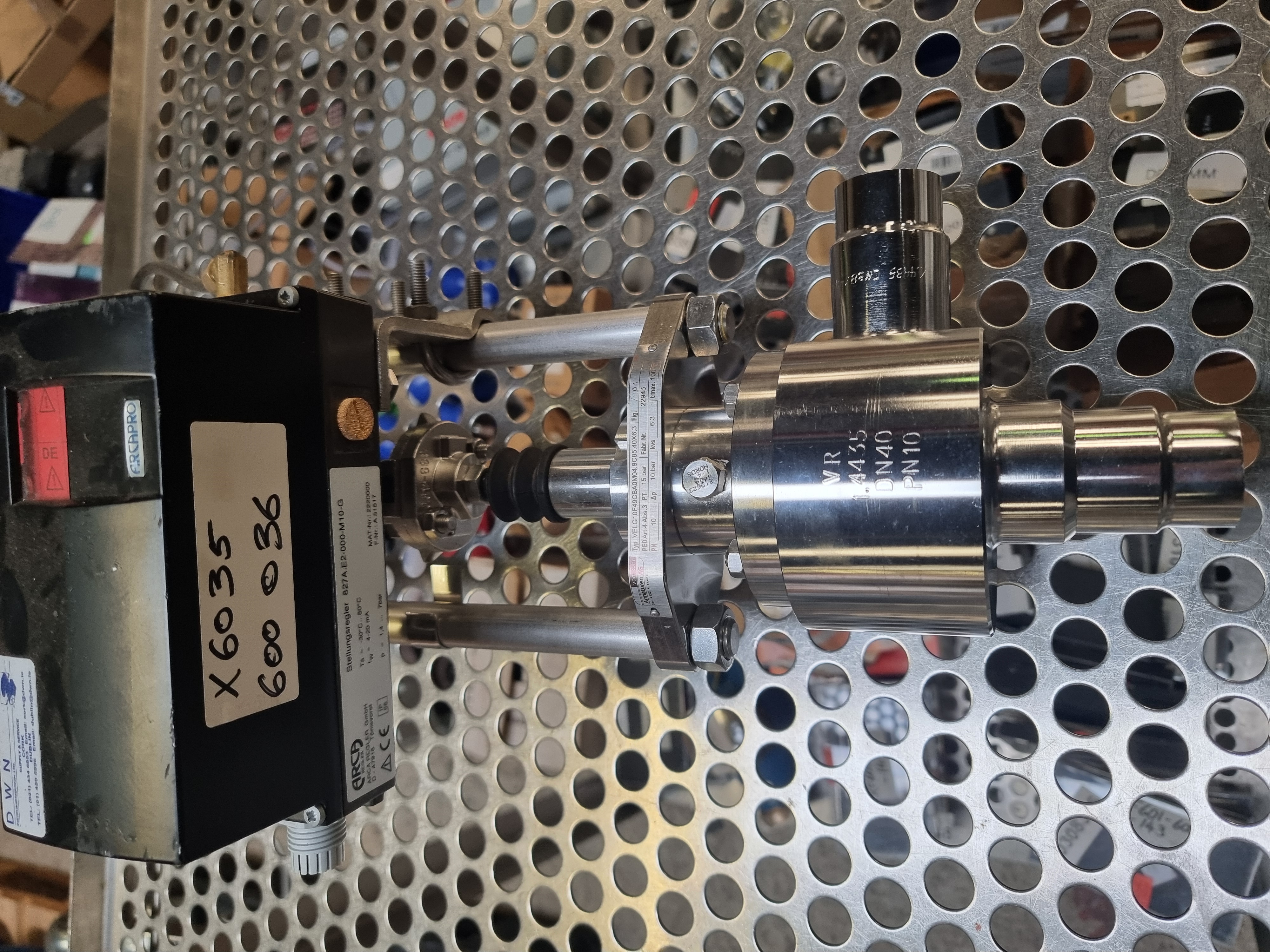 von Rohr Armaturen AG Sterile Control Valve VELG10F49CBA0M04