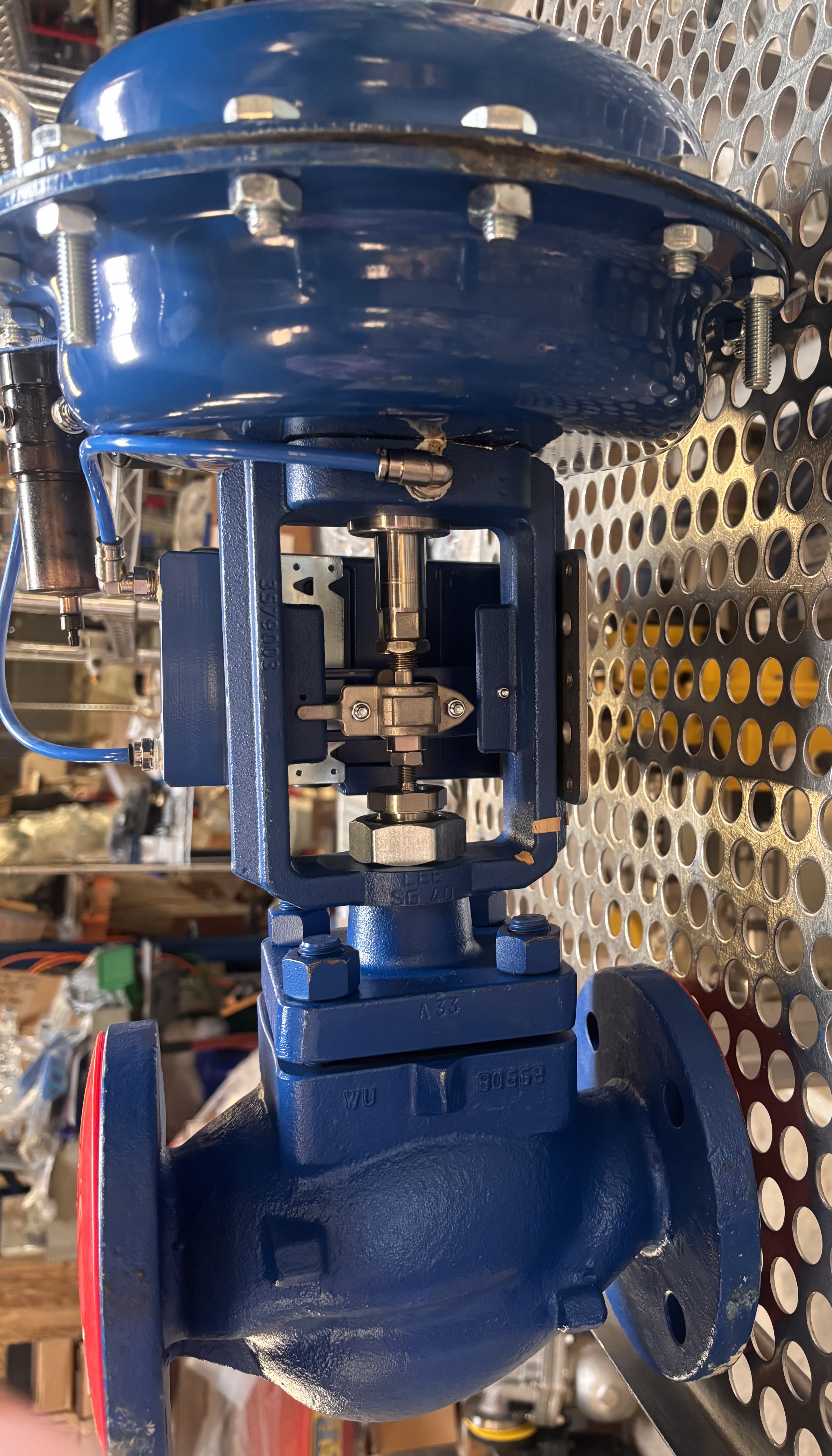 Used Spirax Sarco KE43 Control Valve DN50 C/W SP500 Poistioner 2905670