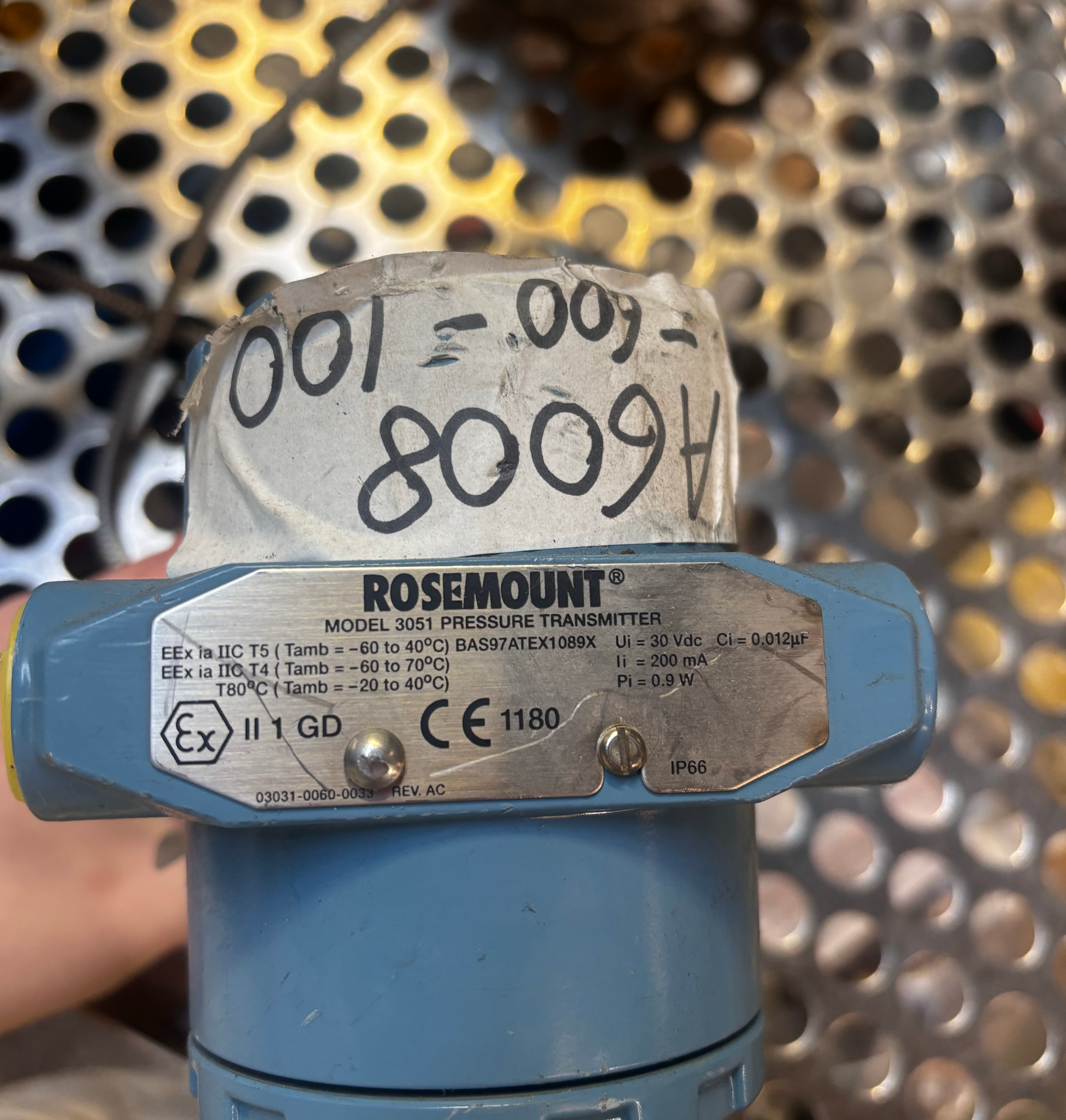 Rosemount Pressure Transmitter 3051