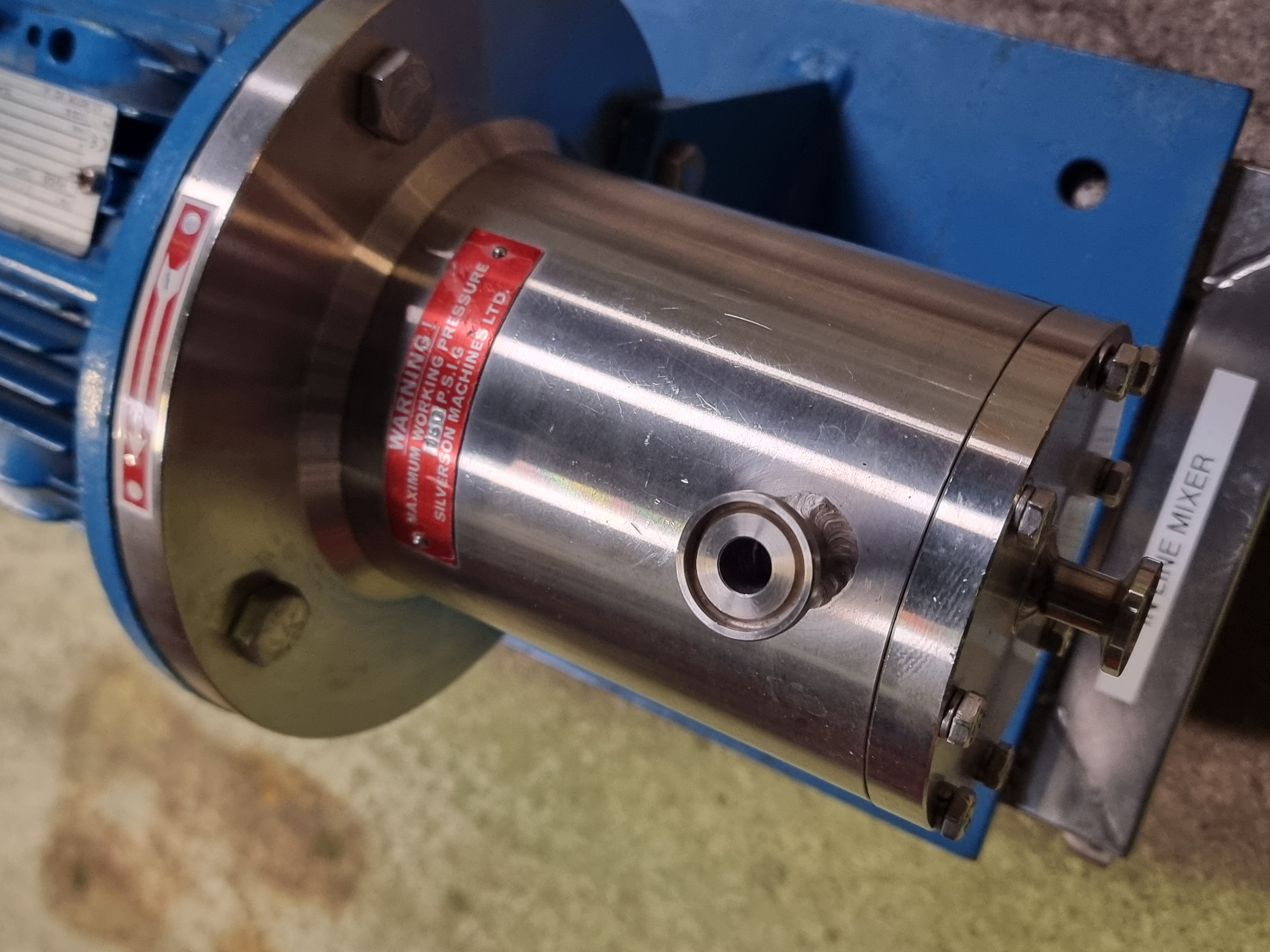 Used Silverson 150l Inline Lab Mixer | 0.75 kW