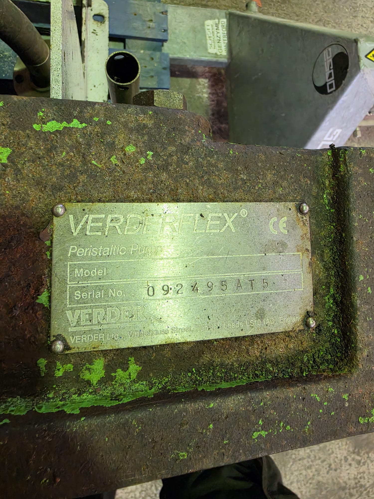 Used Verderflex 2" Perisaltic Pump
