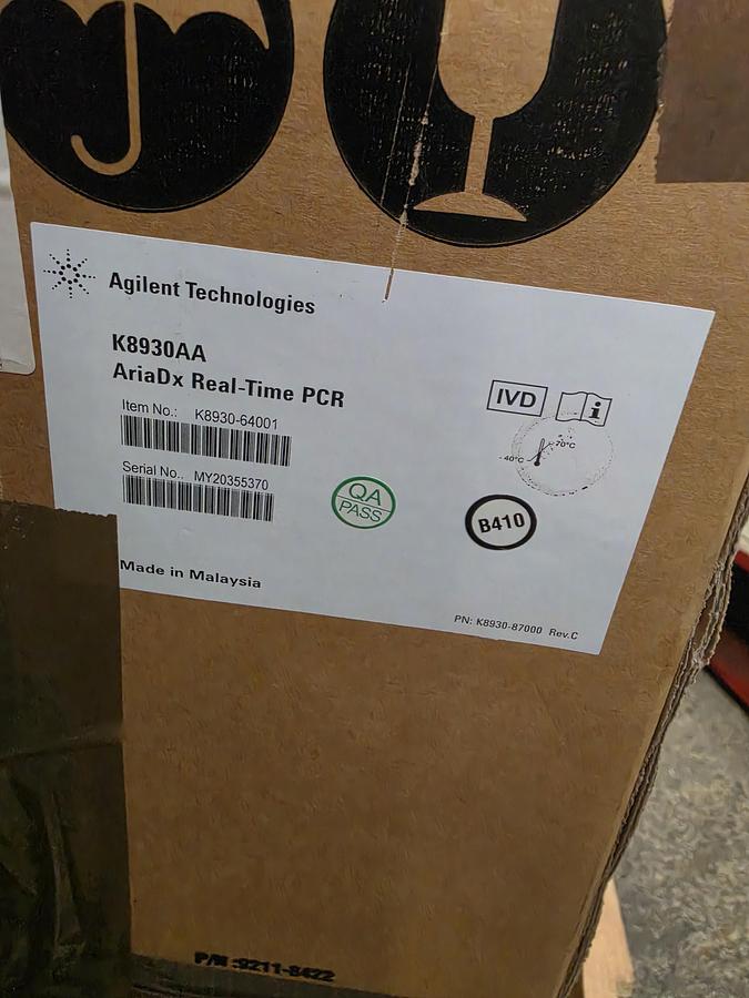 Used Agilent AriaMx Real-Time PCR System – Quantitative PCR | P/N: K8930-64001