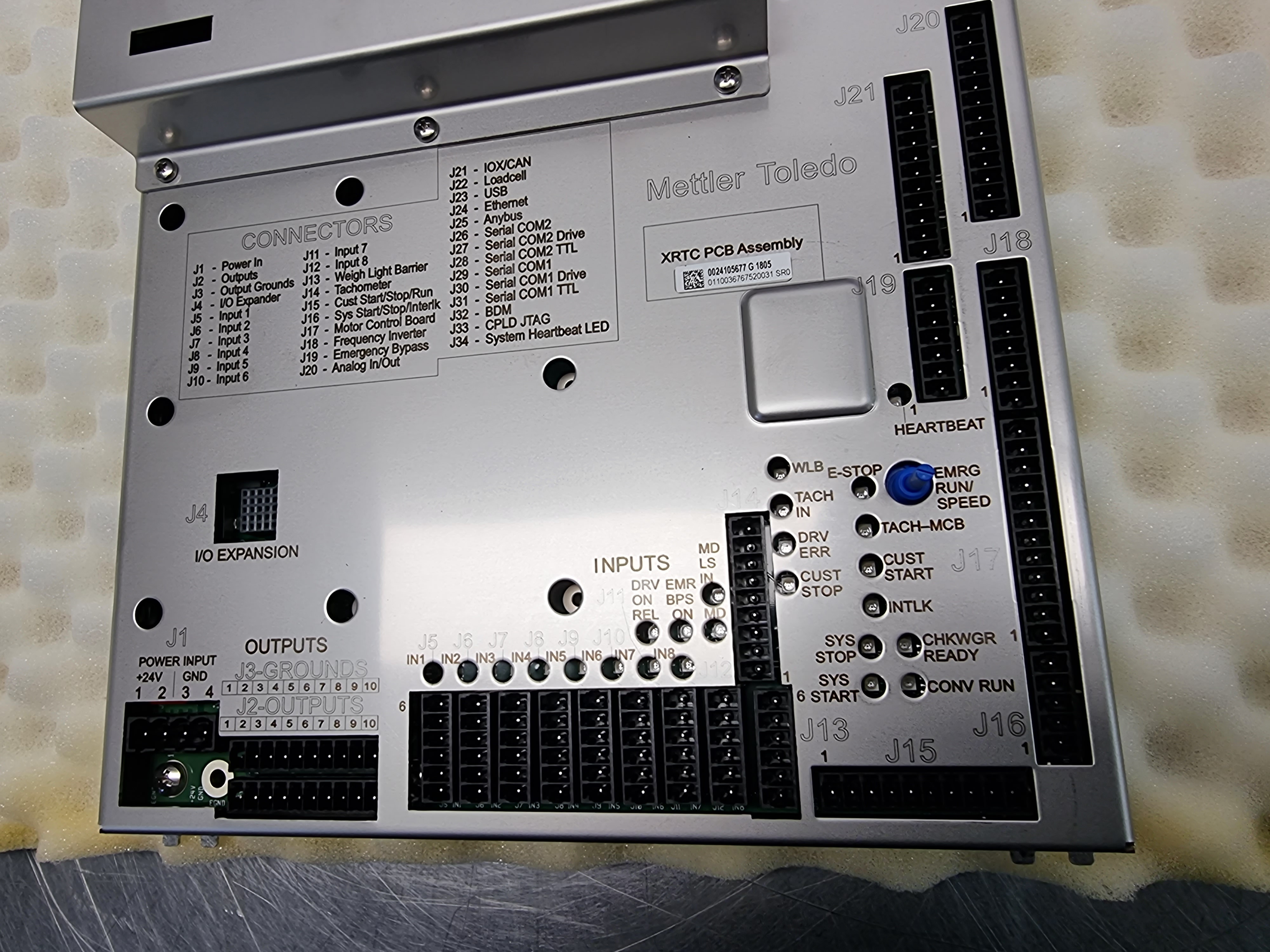 Mettler Toledo Garvins XRTC Module (Rev. G) | P/N: 24105677