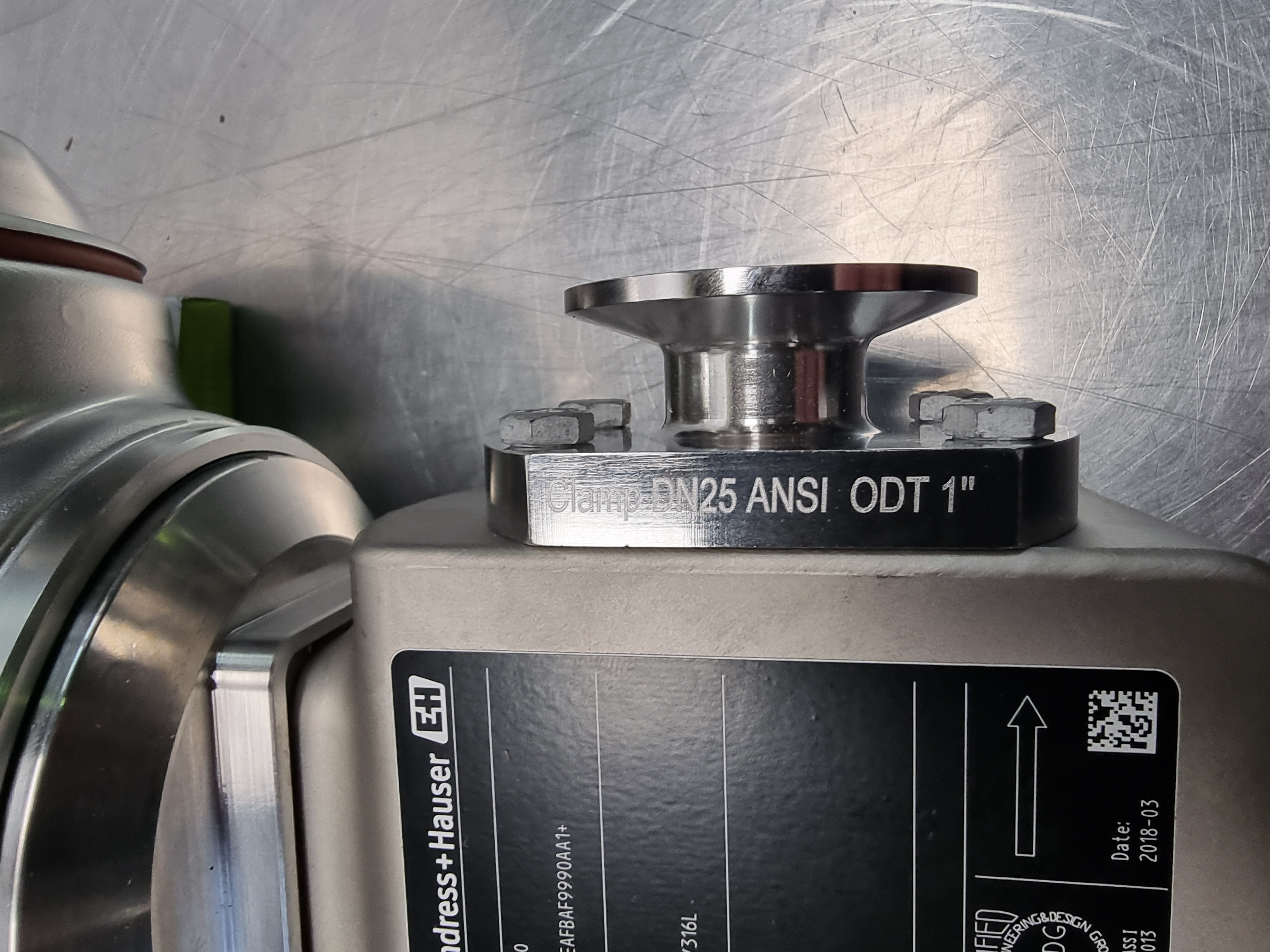 Endress Hauser Promag H Flow Meter | 5H3B22-25R3/0 | Clamp DN25 ANSI ODT 1"