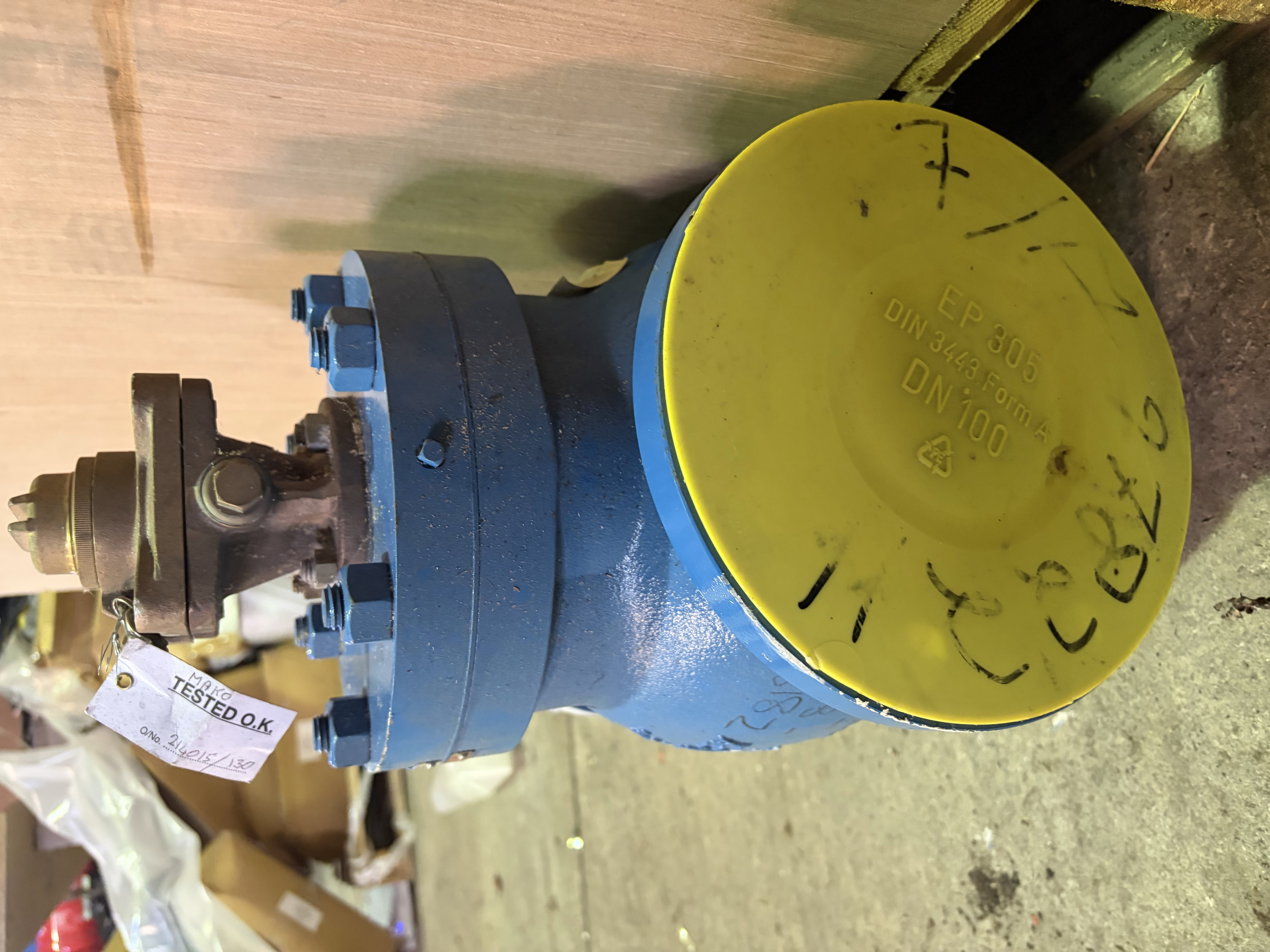 Bailey G4 4" Pressure Reducing Valve S/N-5GB1-1706-082164