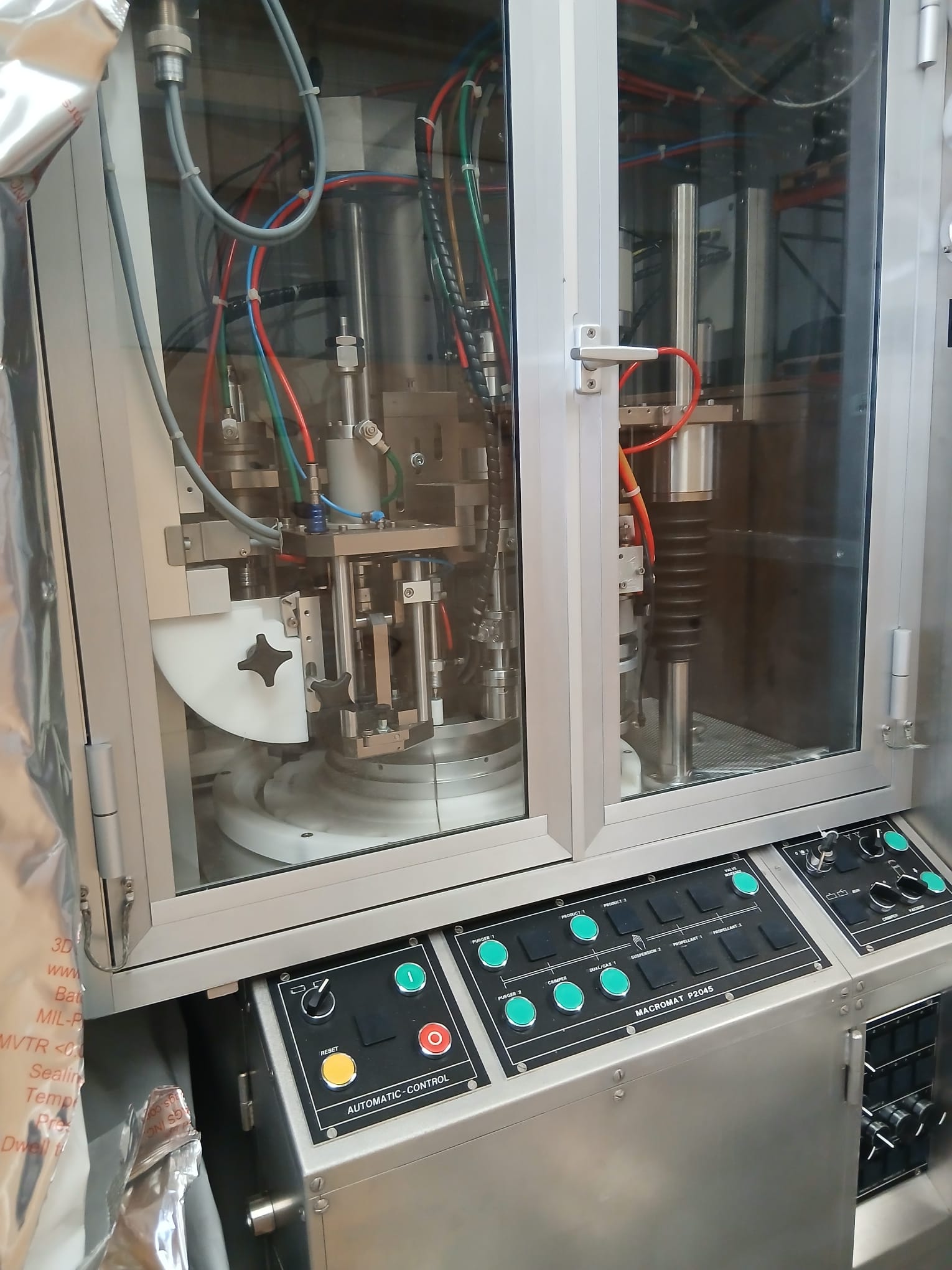 Used Pamasol Macromat 2045/016 Aerosol Filling Line