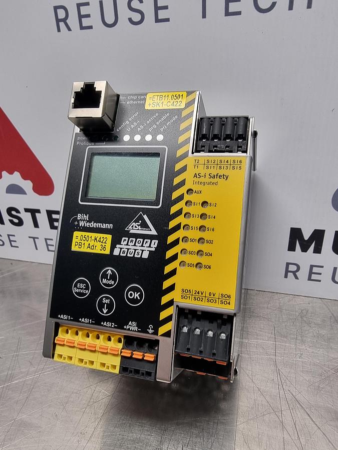 Used Bihl + Wiedemann BWU2635 AS-i Profibus Gateway | Version: V4.3