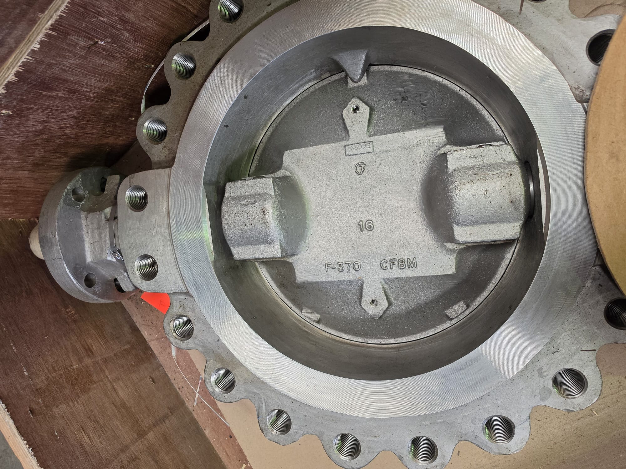 Keystone 16" Stainless Steel Butterfly Valve/ DN400