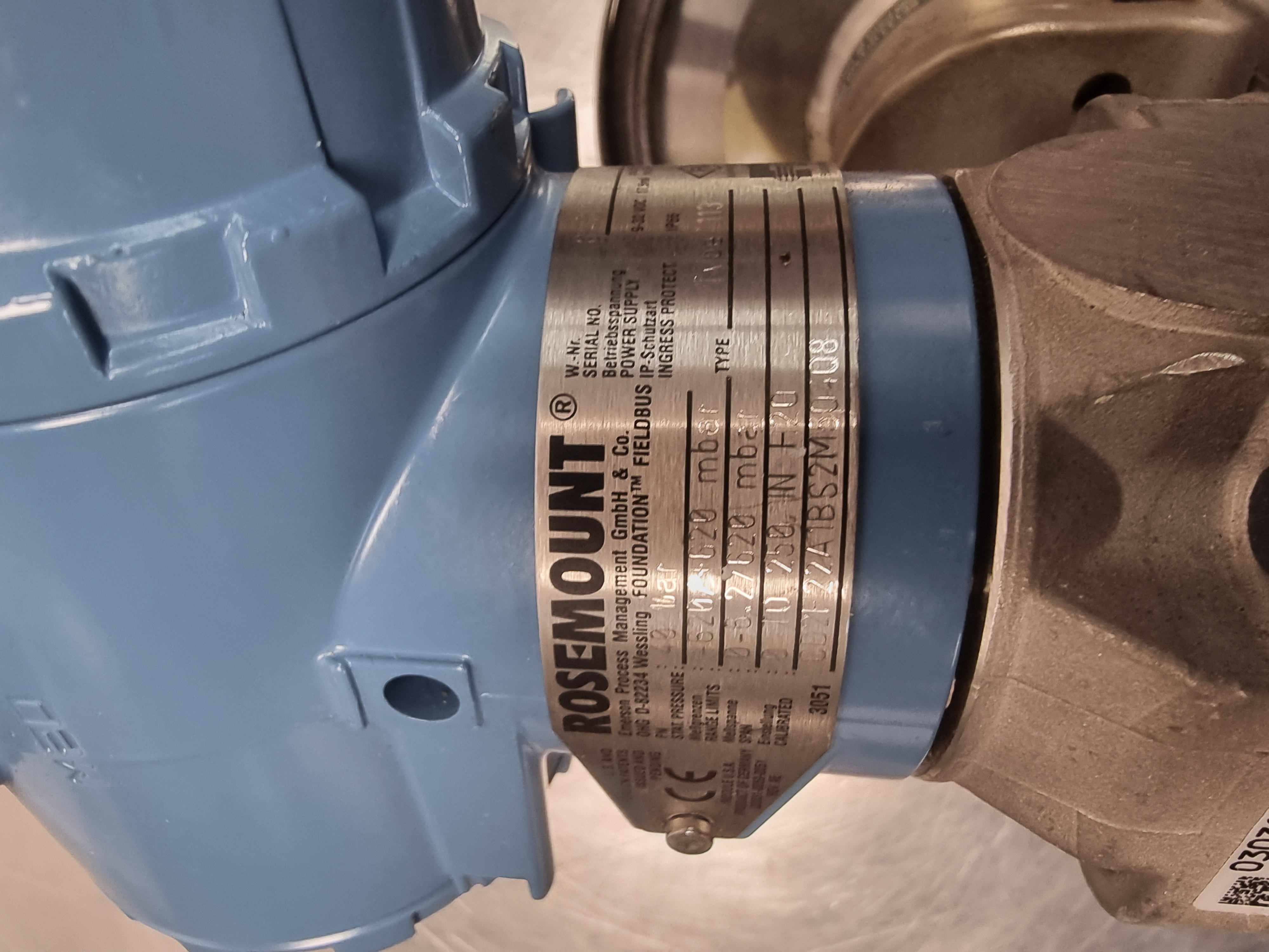 Rosemount 3051 Level Transmitter | 3051 CD2F22A1BS2M50408