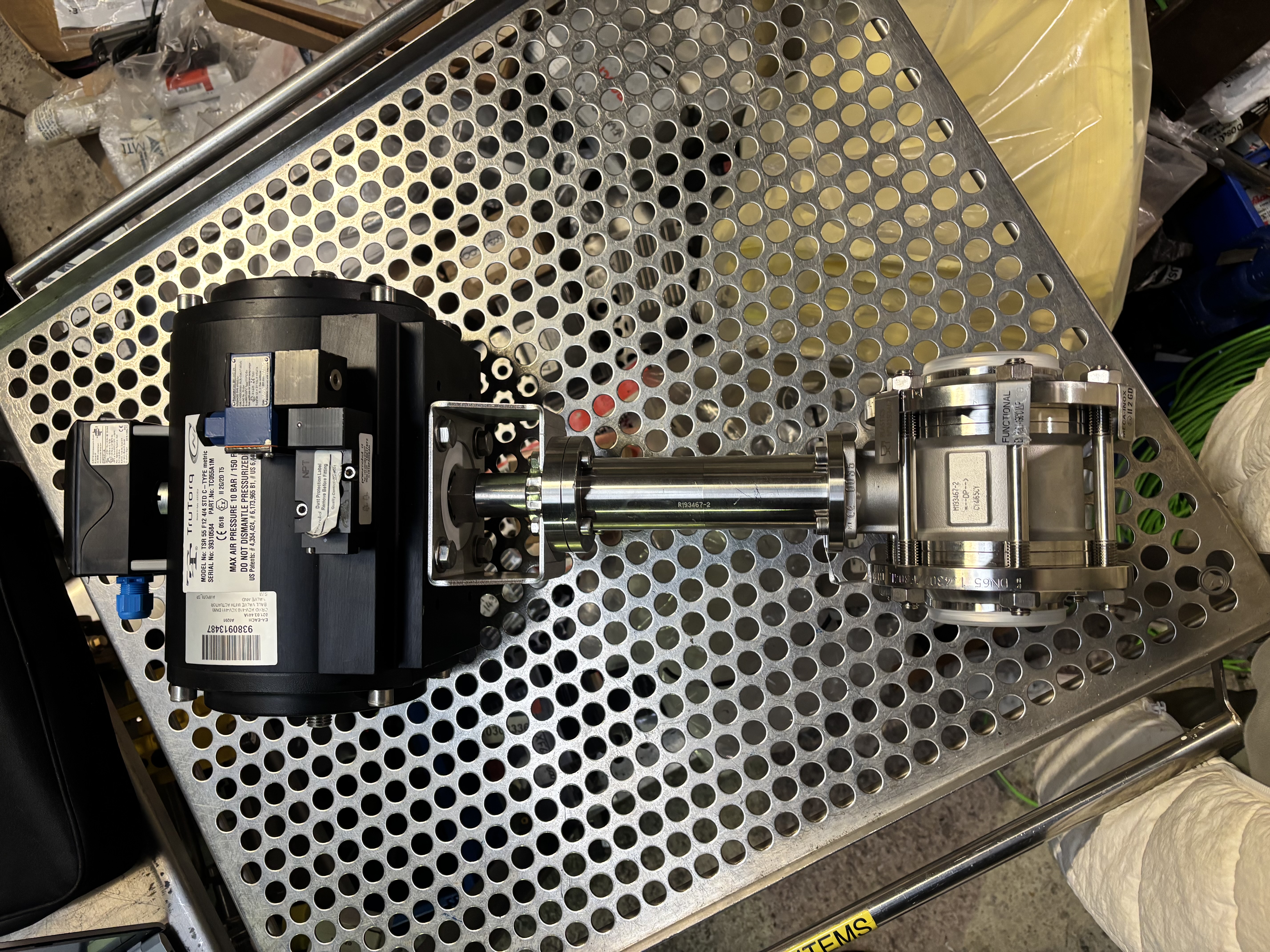 Used CRYO XCV-410 XCV-411 DN80 Ball Valve with Actuator Valve and Positioner