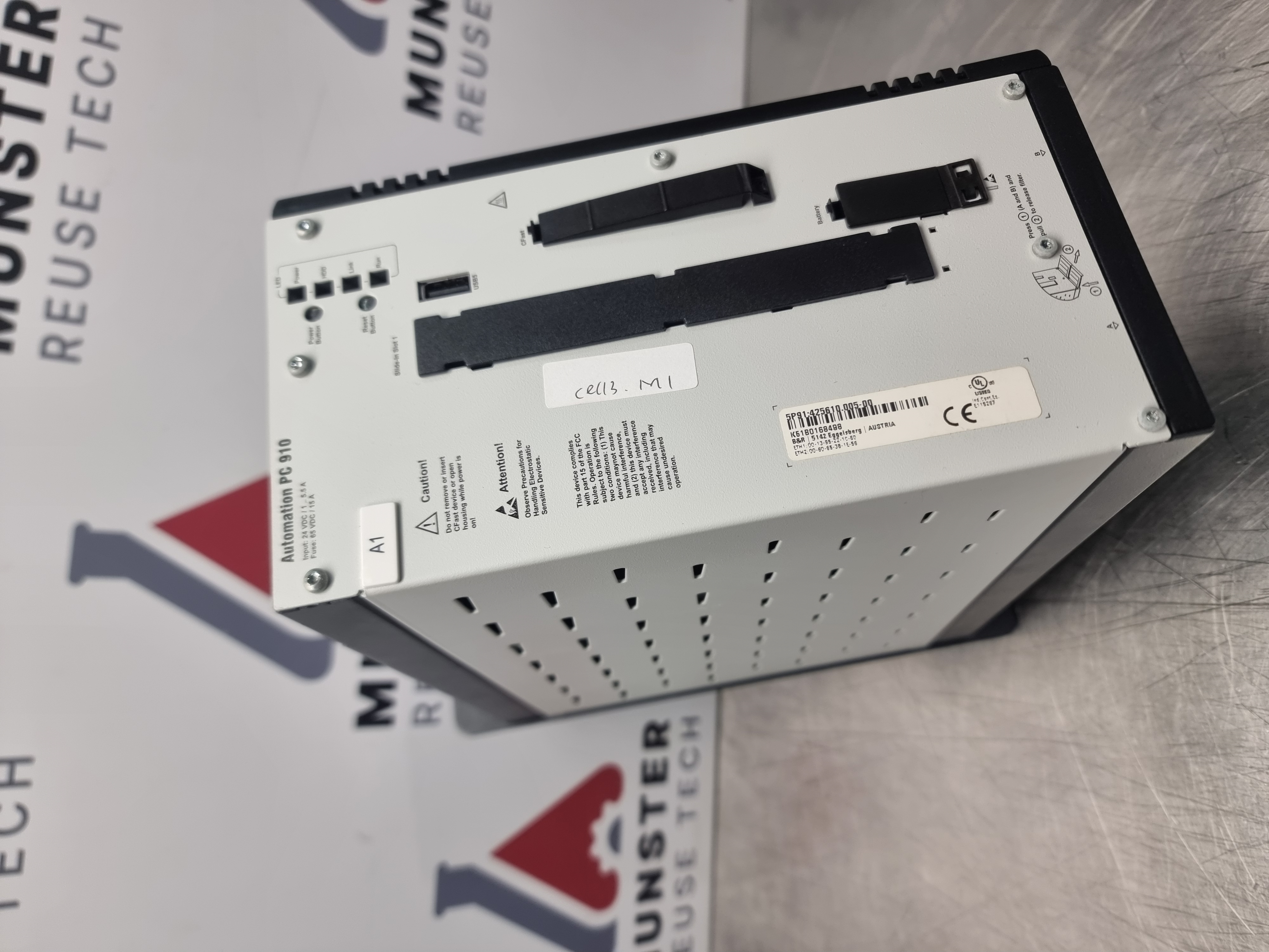 Used B&R Automation Industrial PC 901 | 5P91:425610.005-00