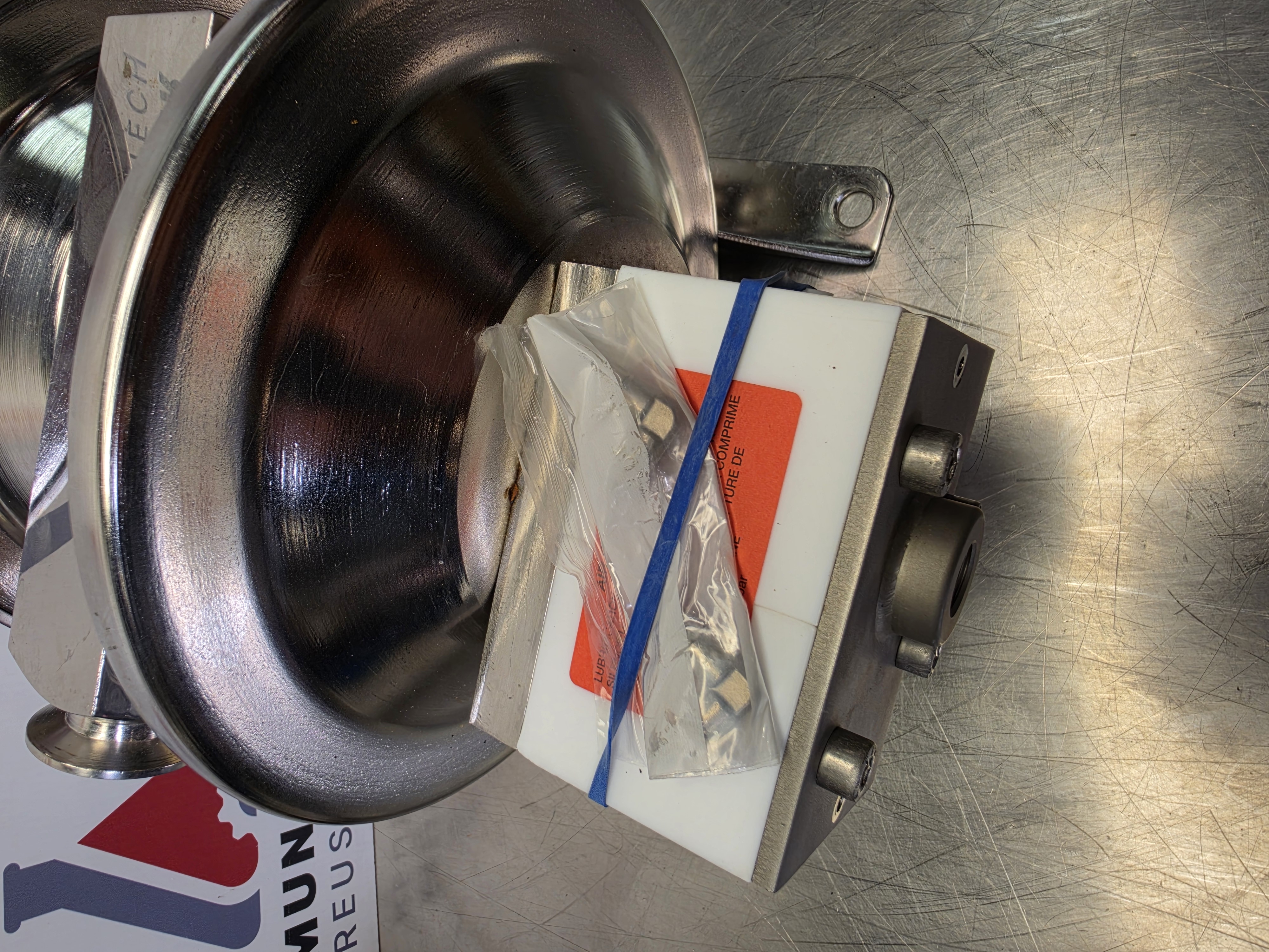 Used FPL Flotronic One-Nut Stainless Steel Diaphragm Pump | Tri Clamp