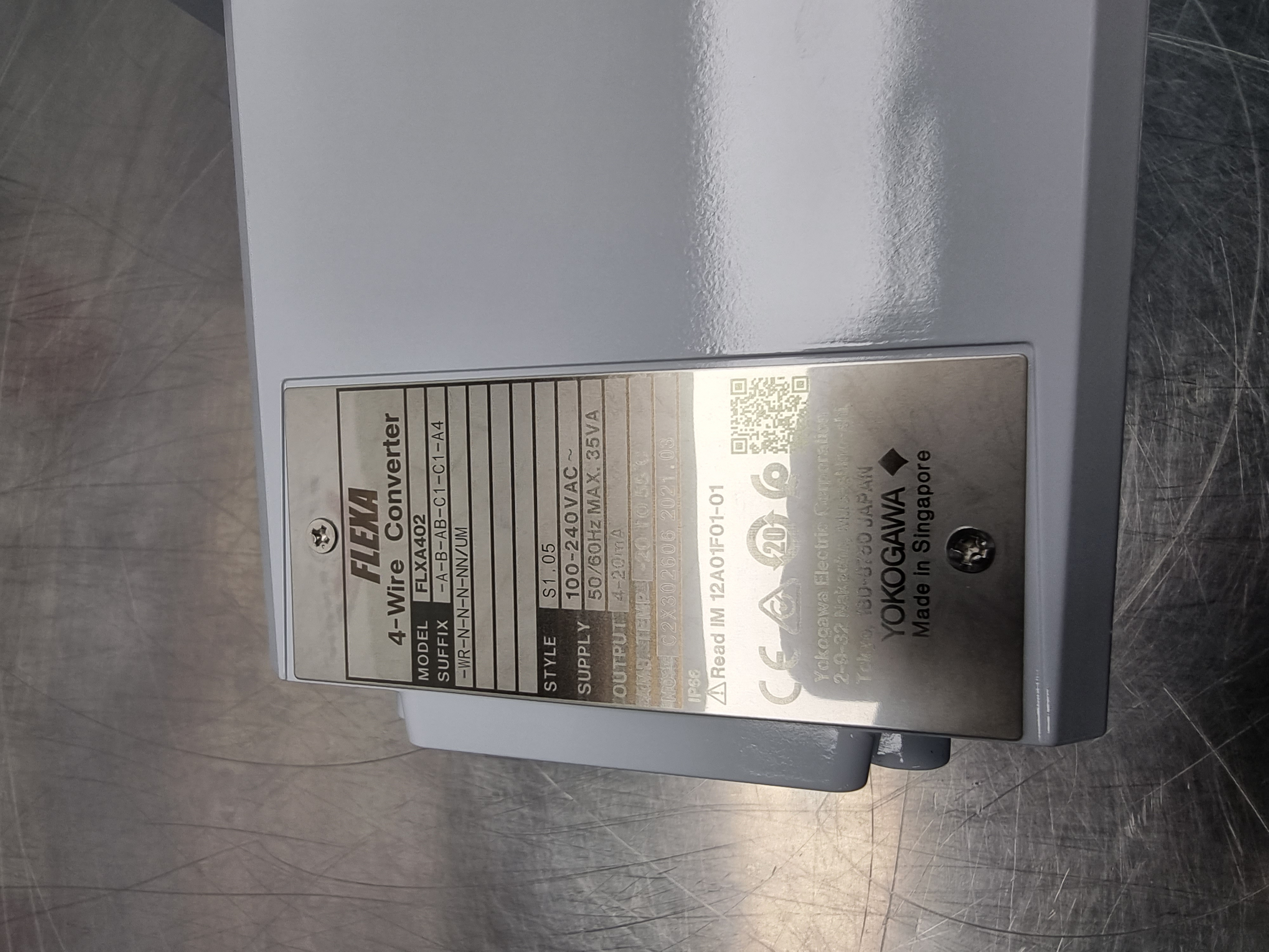 Yokogawa FLXA402 4 Wire Converter |  FLXA402-A-B-AB-C1-C1-A4-WR-N-N-N-NN/UM