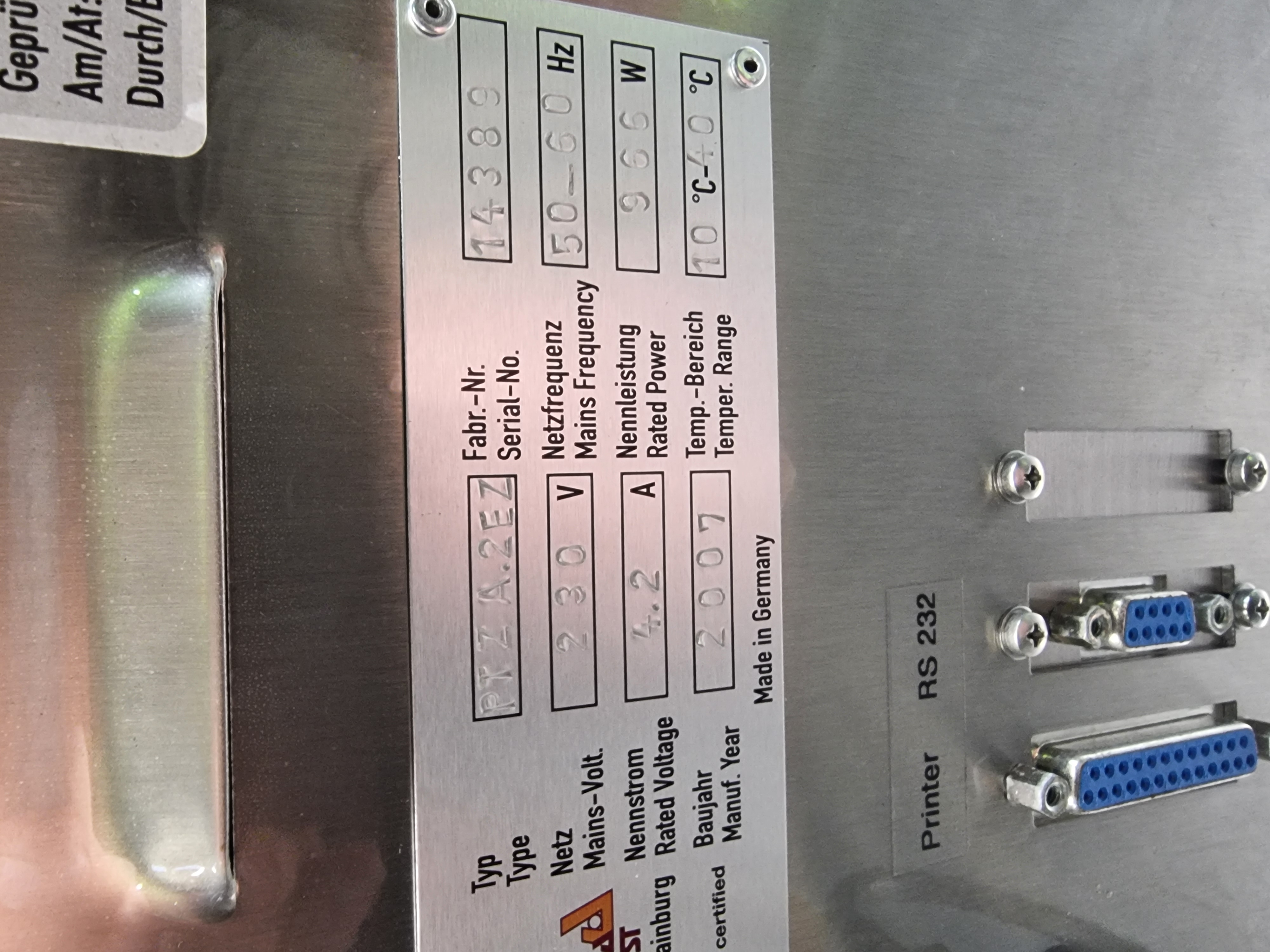 Used Pharma Test GmbH PTZ Auto Disintegration Tester | PTZ A.2EX