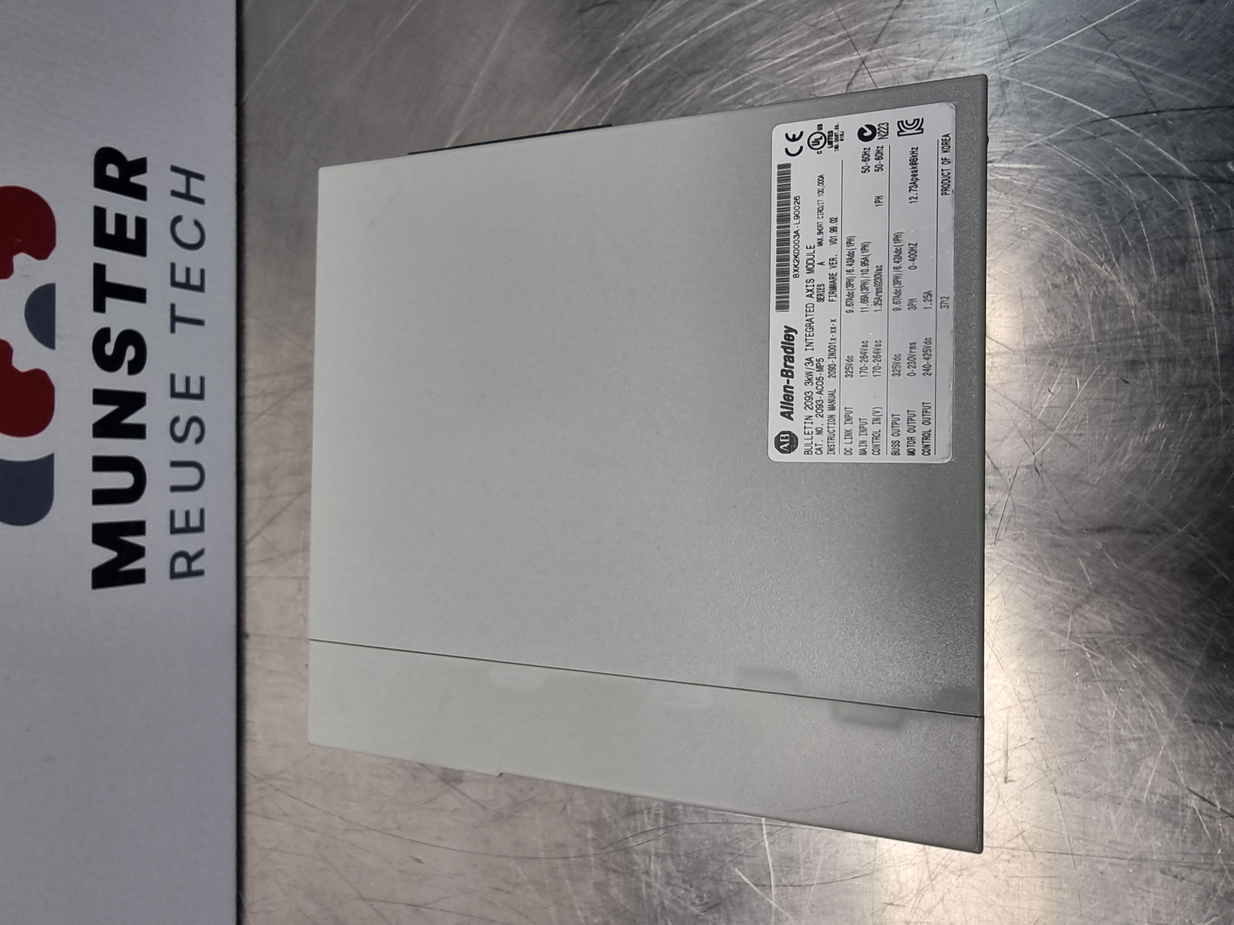 Used Allen Bradley Integrated Axis Module 2093-AC05-MP5 | Kinetix 2000 | 2093 3kW/3A