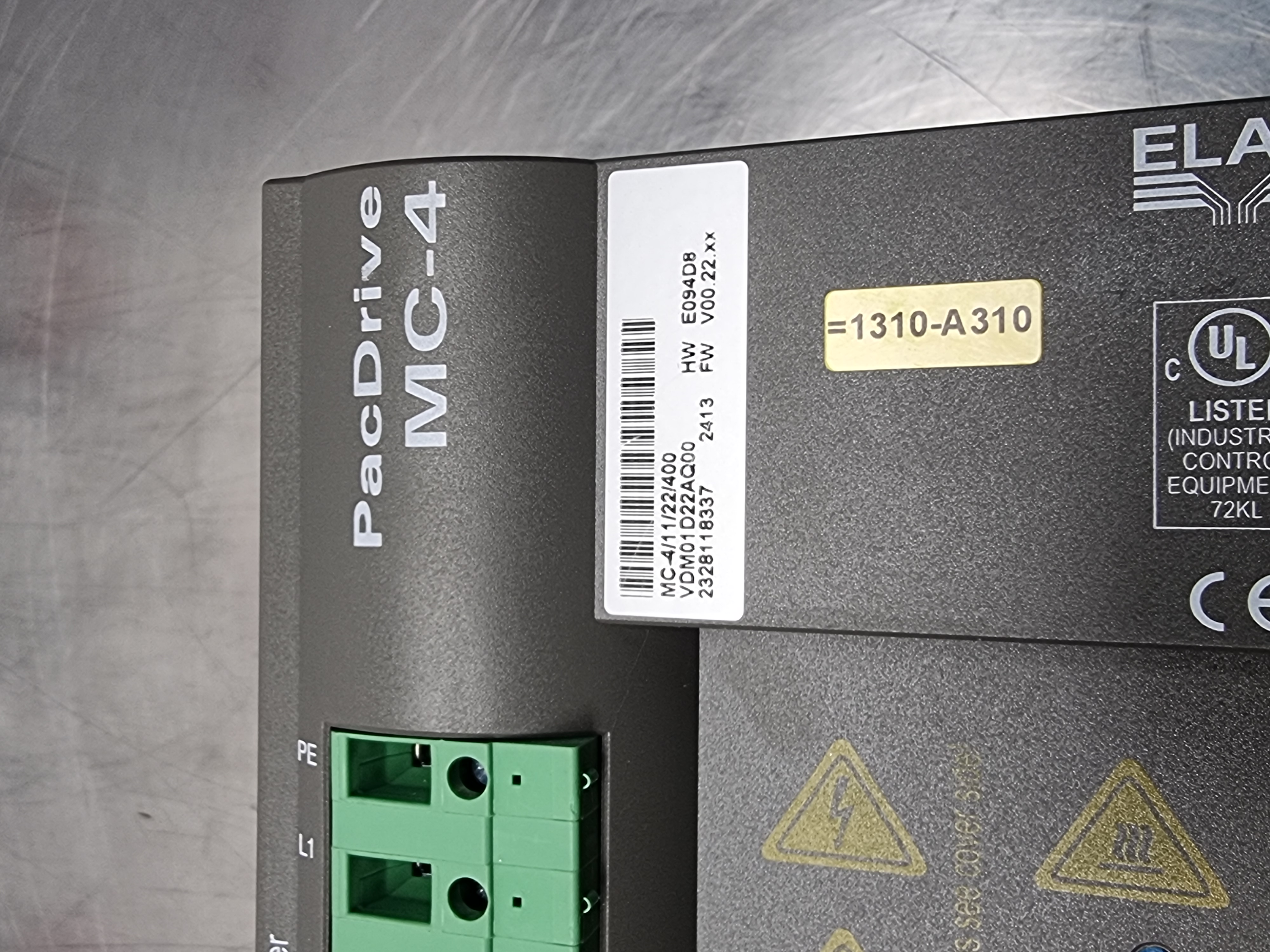 Used Schneider Elau Pac Drive MC-4/11/22/400 | VDM01D22AQ00 | FW: V00.22xx