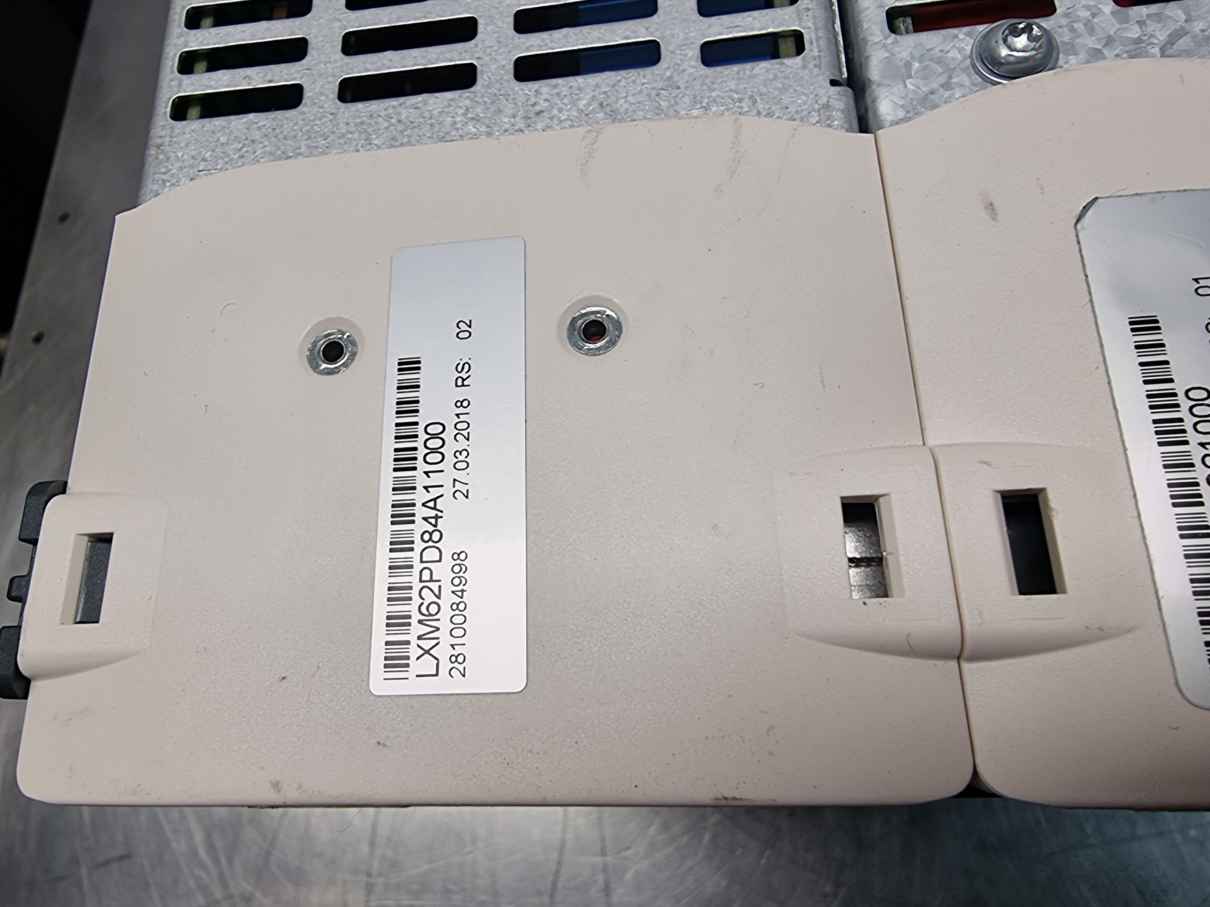 Used Schneider Lexium LXM62PD84A11000 Power Supply c/w 4 no. Lexium Single Drives