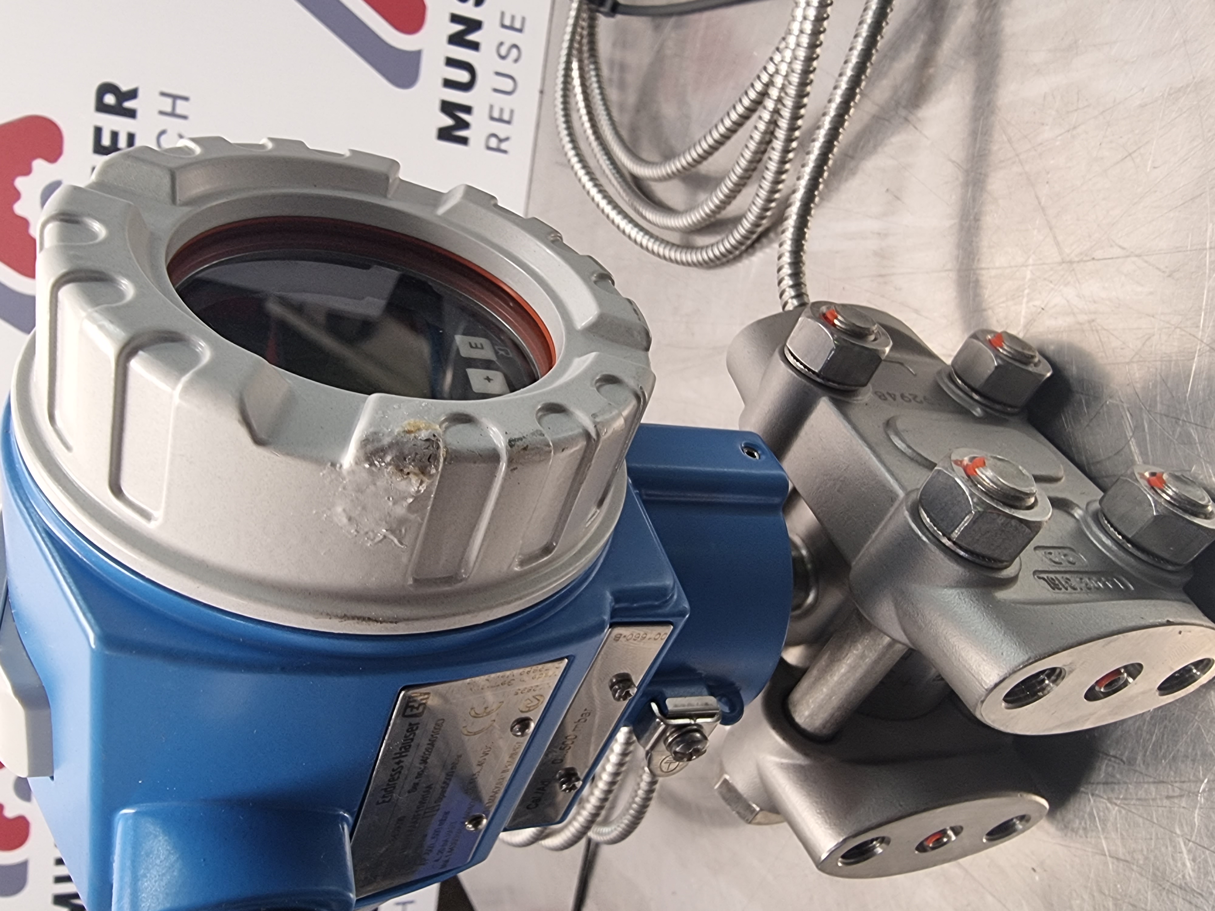 Used Endress + Hauser Deltabar S Differential Pressure Transmitter | FMD78-E2A7/0