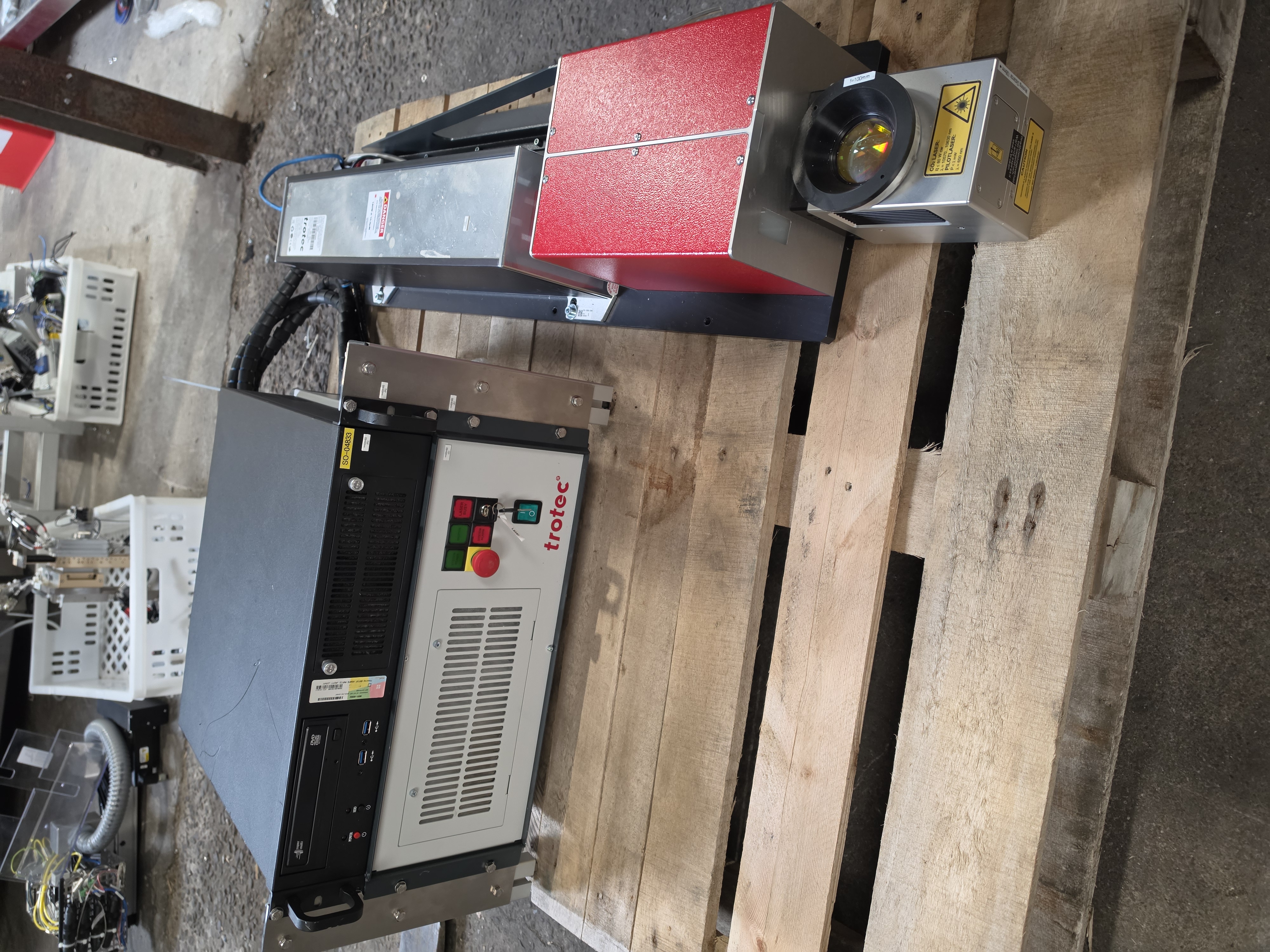 Used Trotec SpeedMarker 156Wx Industrial Laser Marking System
