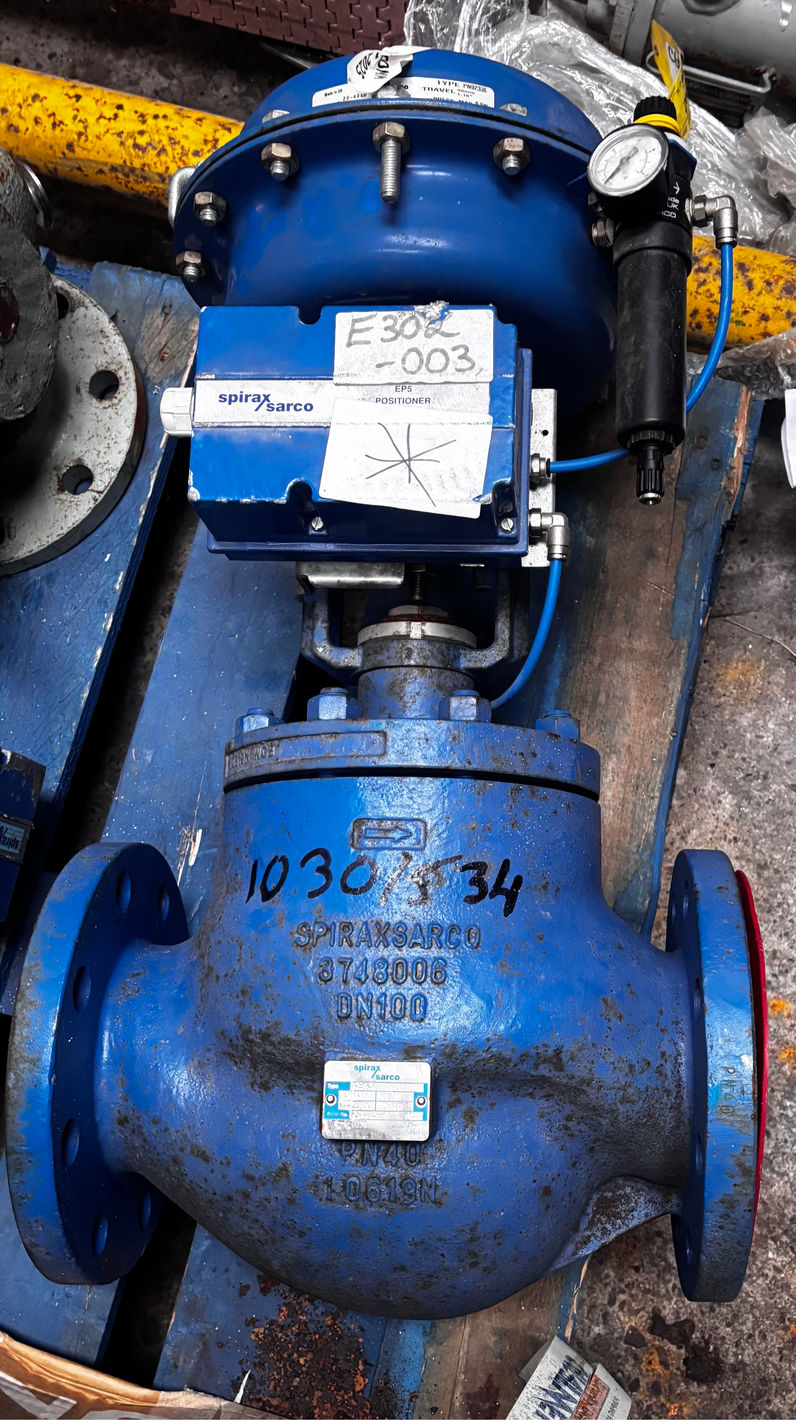 Spirax Sarco KE43 PTUSS 2 Control Valve DN100 PN40