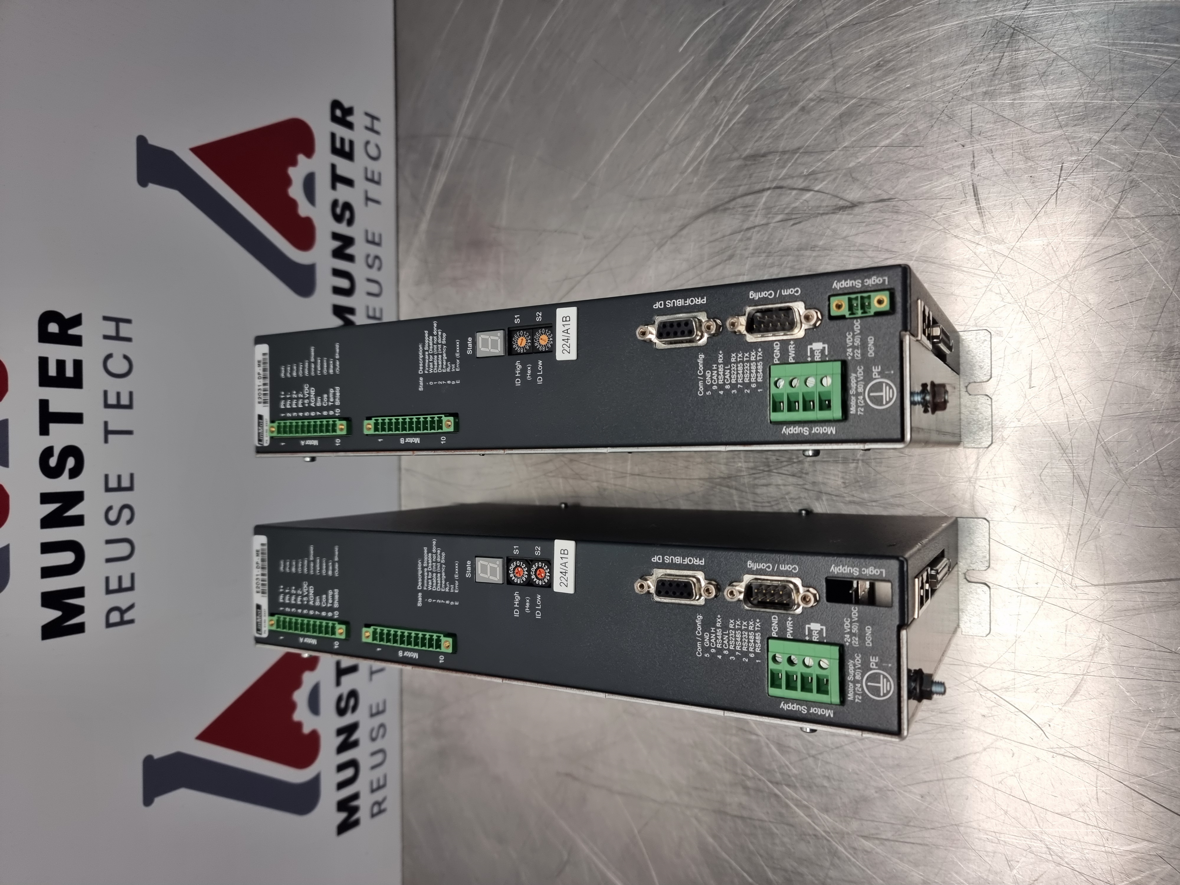 Used LinMot E2031-DP-ME Servo Controller | P/N: 0150-2337