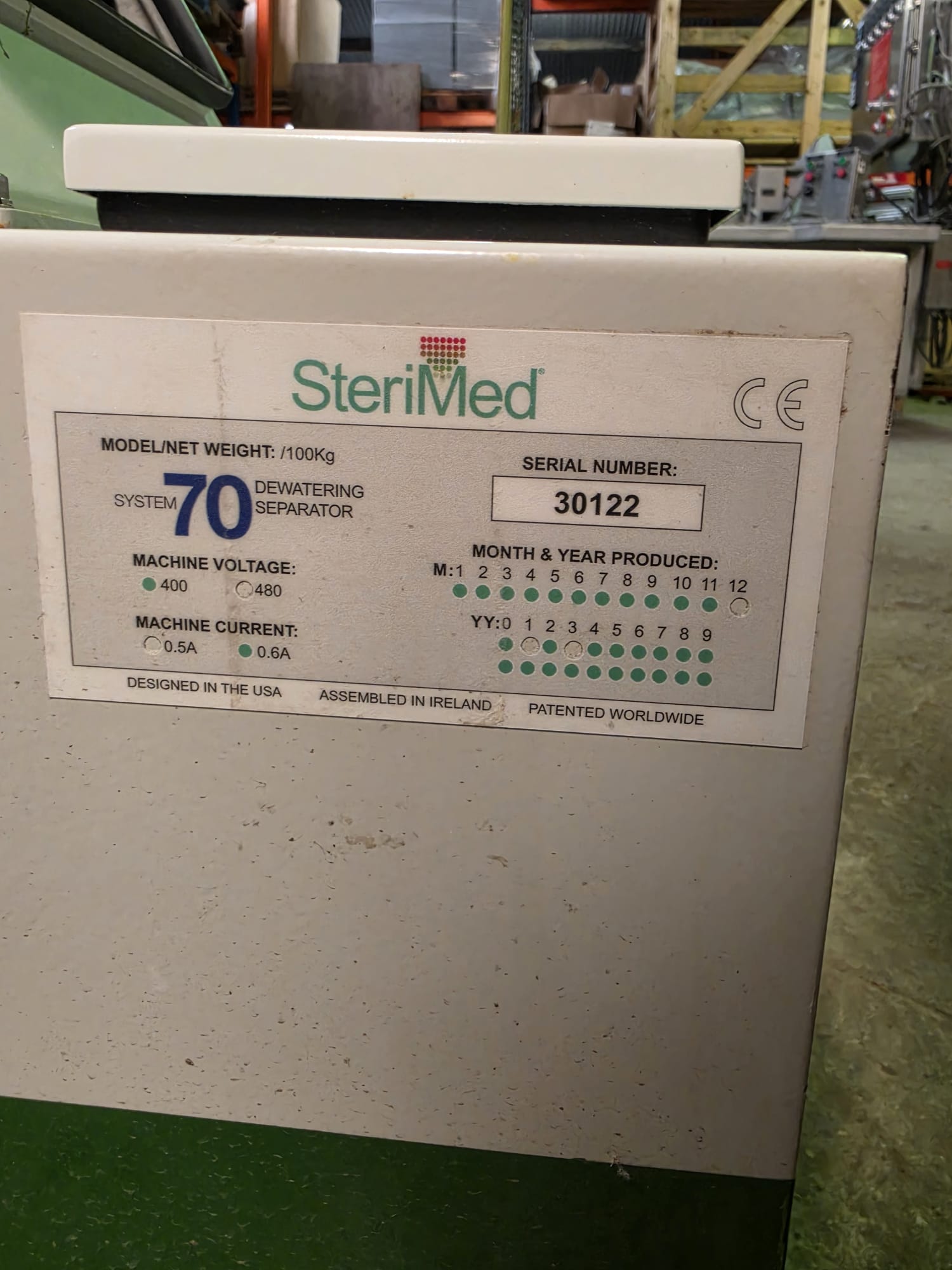 Used SteriMed System 70 Medical Waste Treatment System