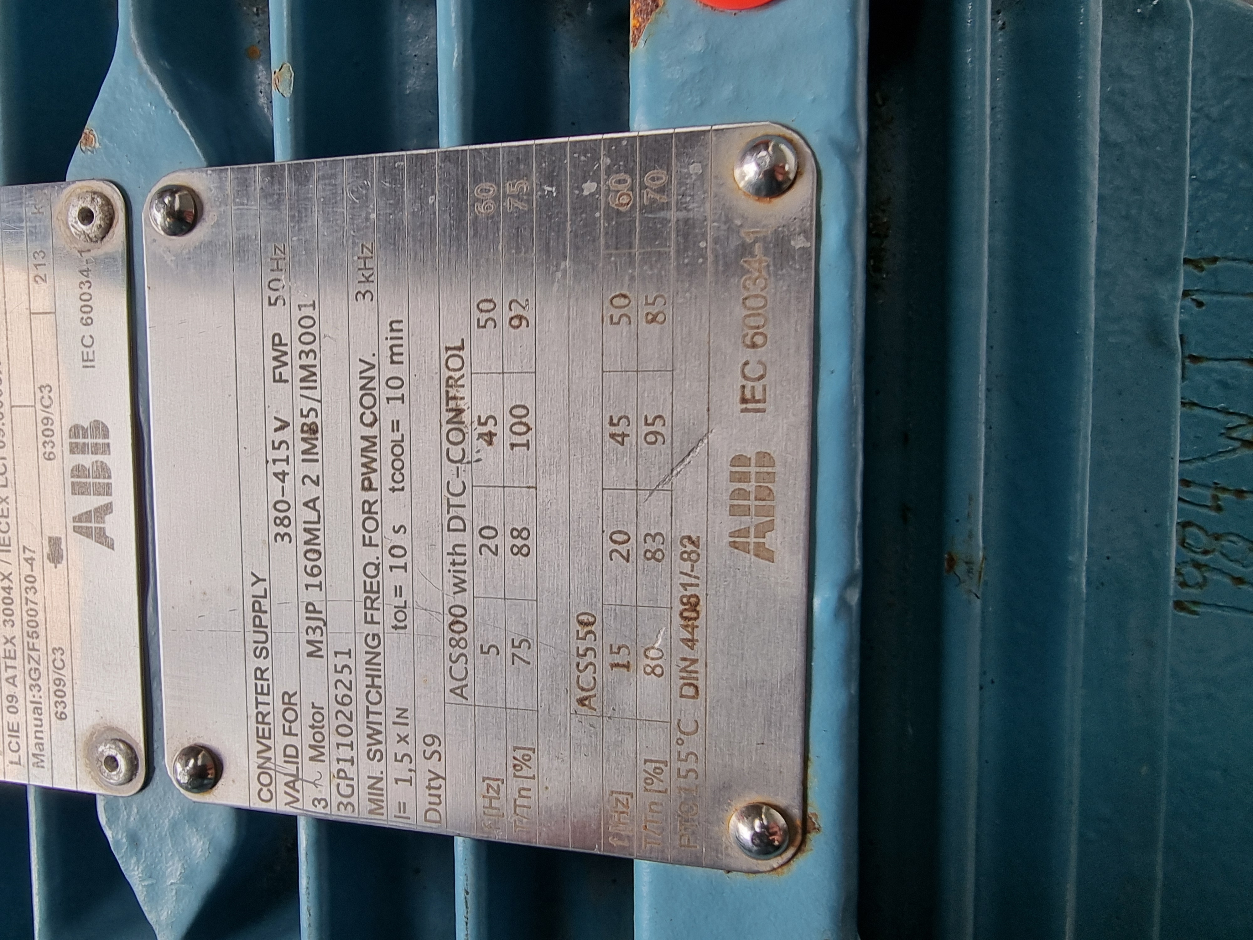 ABB 3GJP16140-BDH,461 ATEX Rated Motor | 11kW | Flange Mounted