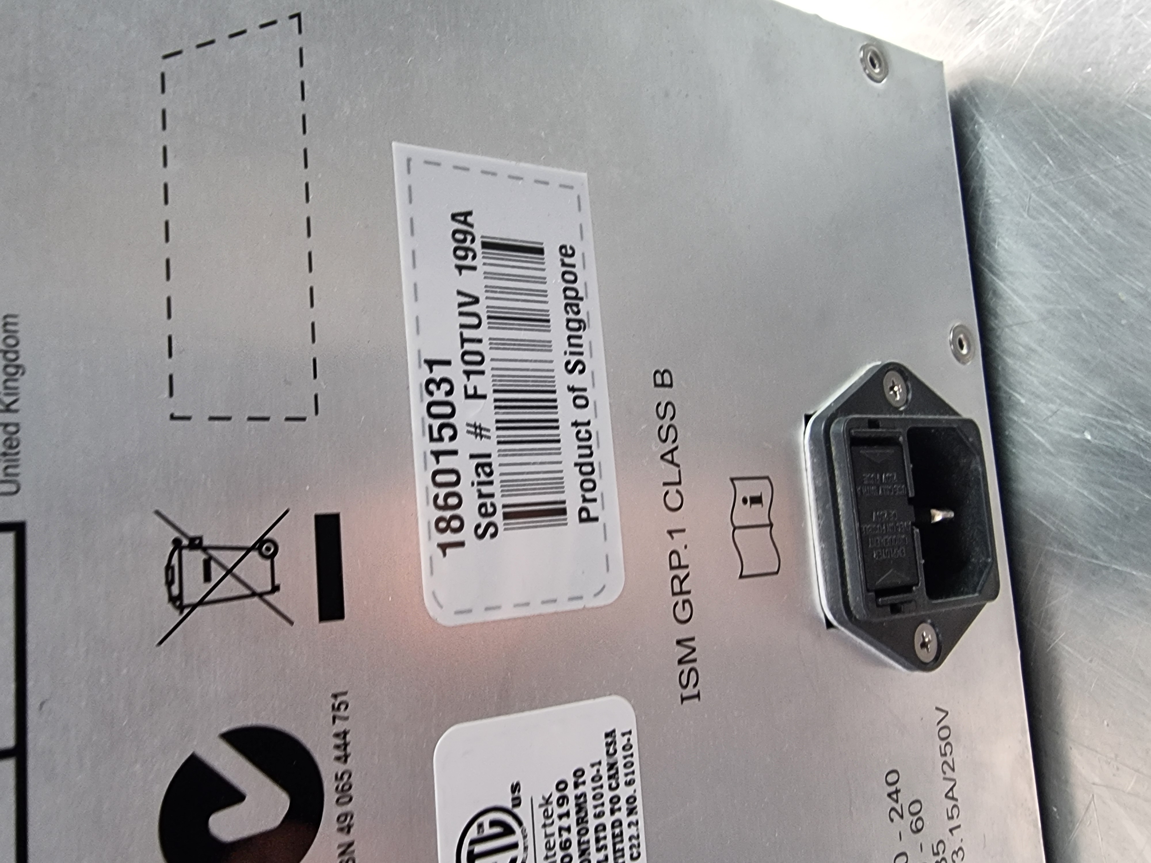 Used Waters Acquity UPLC Tunable UV / TUV Detector C/W Lamp | P/N: 186015031