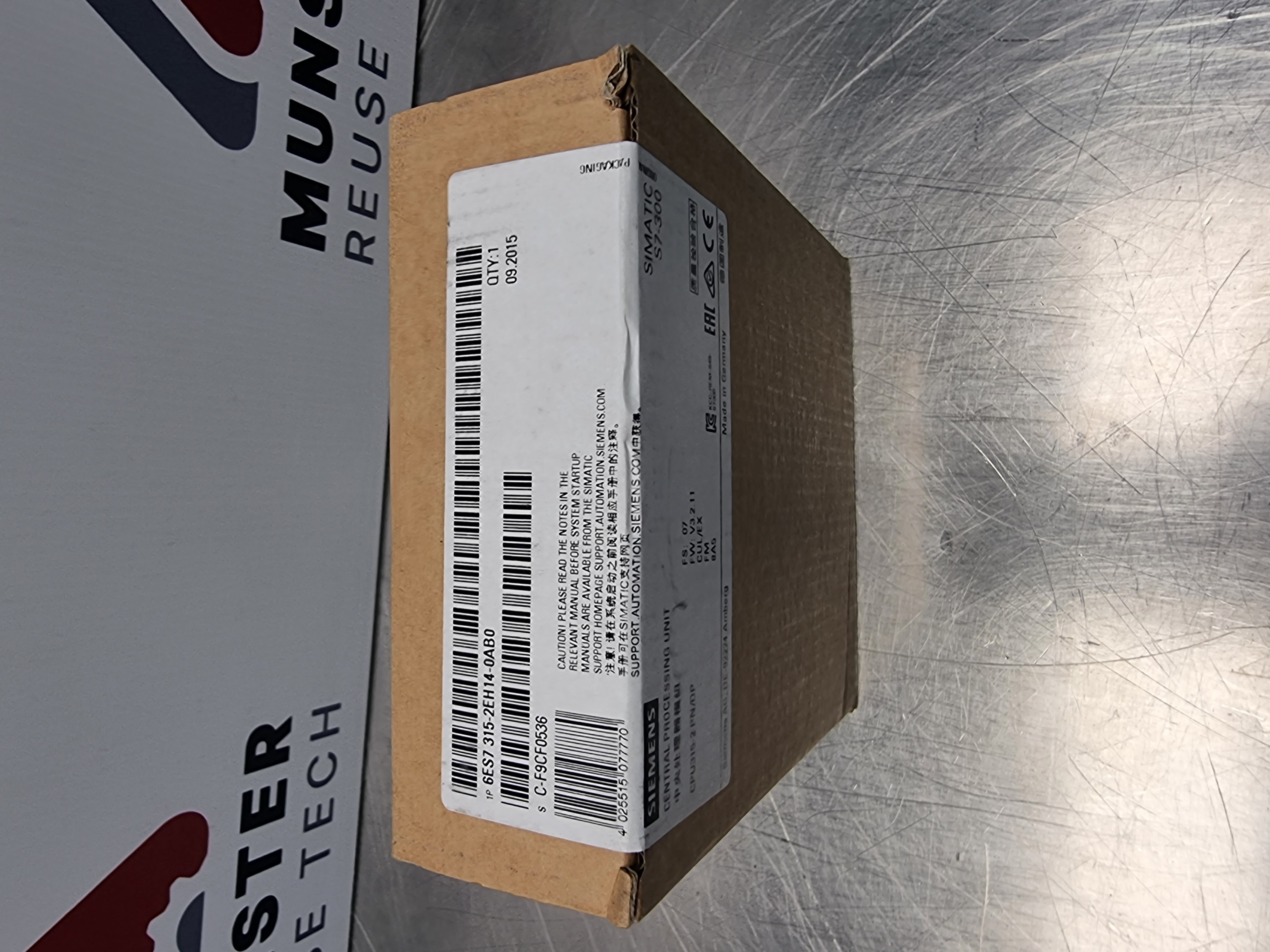 Siemens Simatic S7 CPU 315-2PN/DP | 6ES7 315-2EH14-0AB0