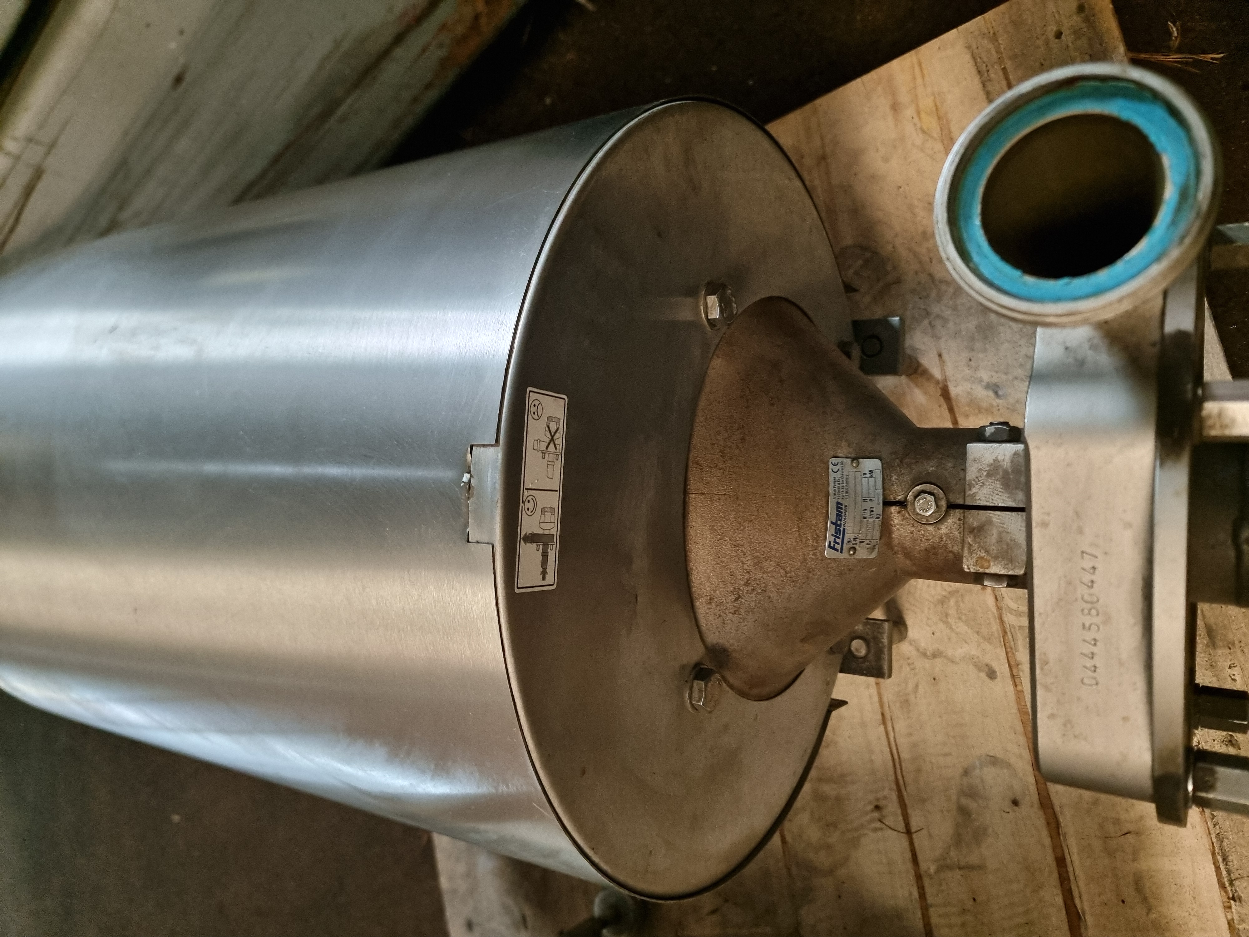 Used Fristam FP Series Hygienic Centrifugal Pump | Type: FPE 742/205 A