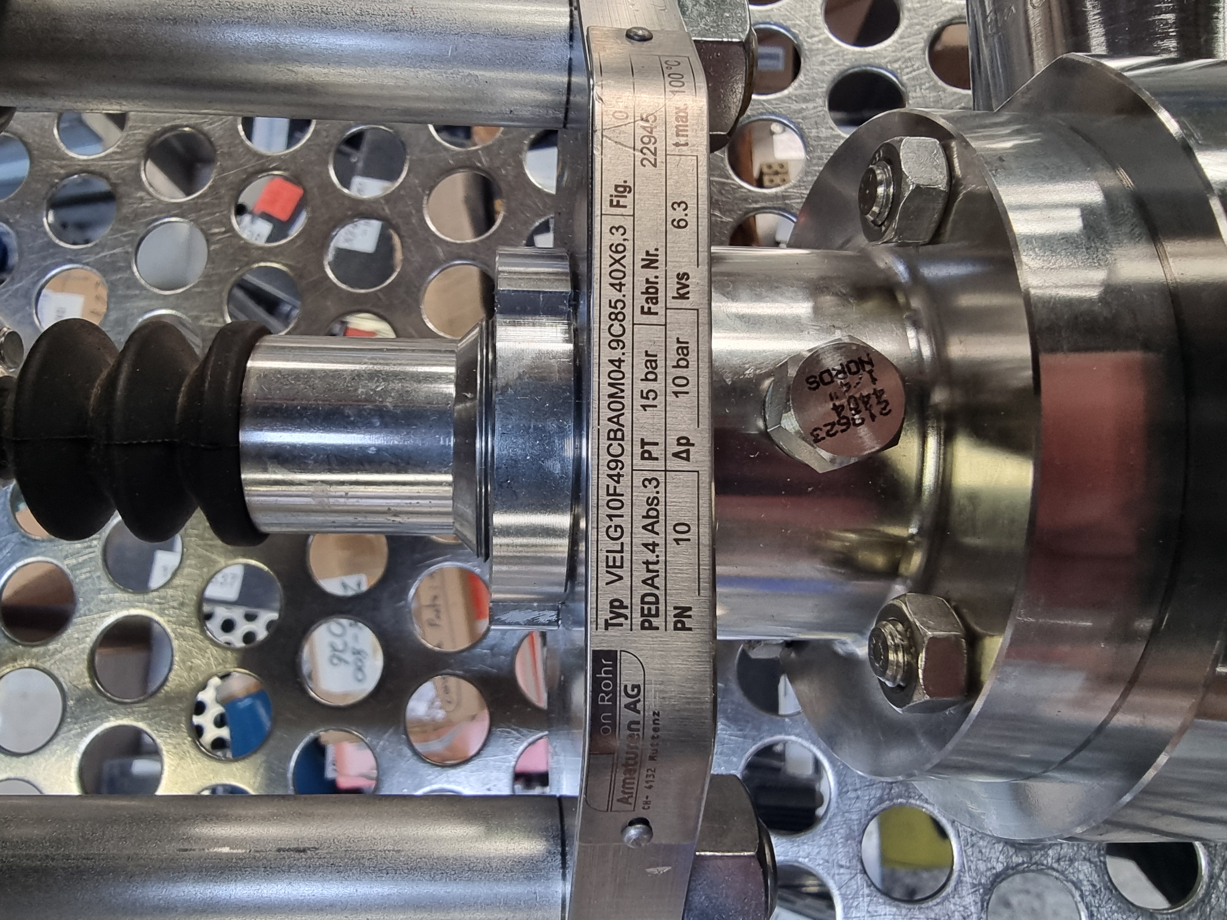 von Rohr Armaturen AG Sterile Control Valve VELG10F49CBA0M04