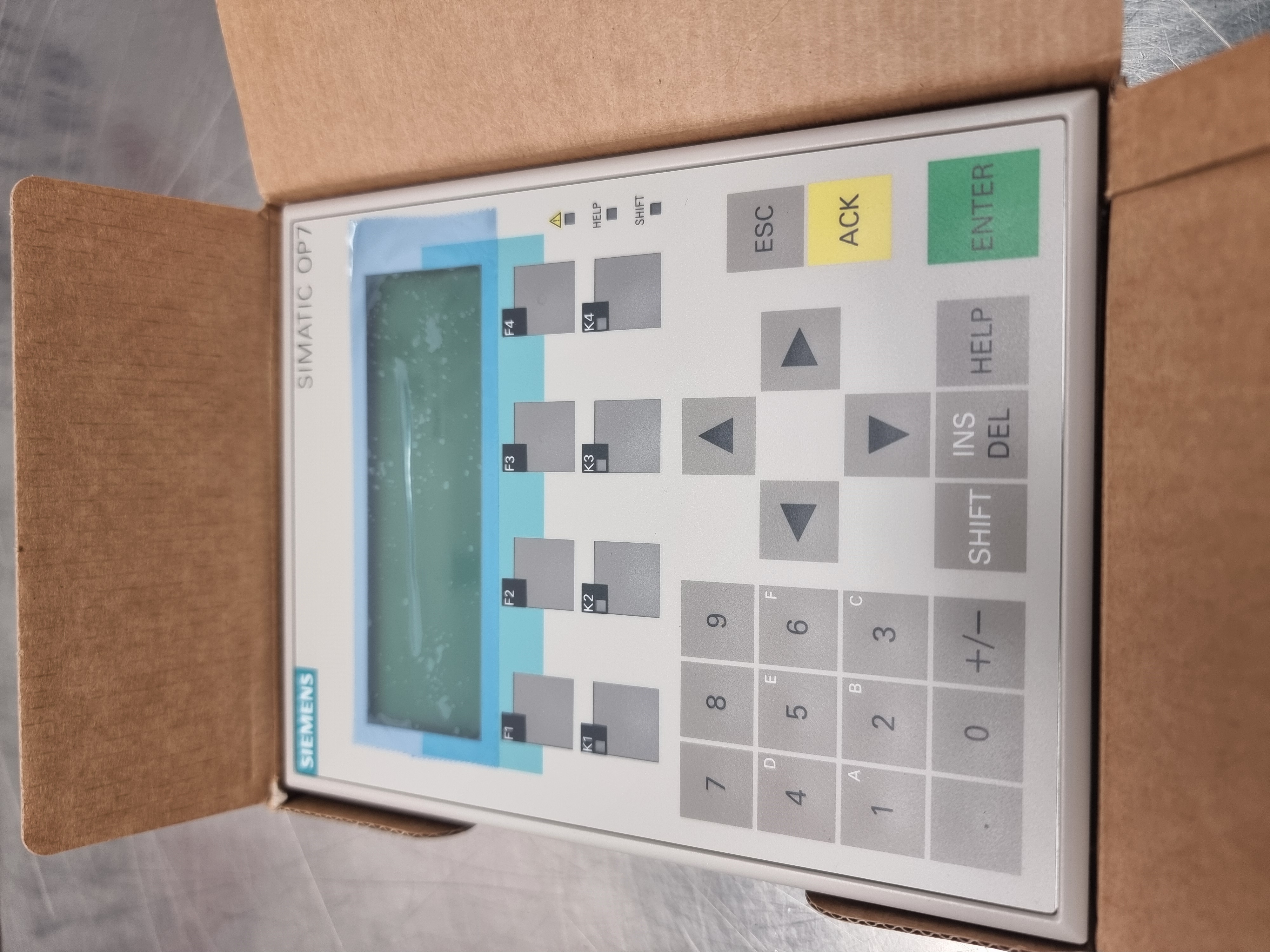 Siemens Simatic HMI OP7 Operator Panel | 6AV3 607-1JC20-0AX1