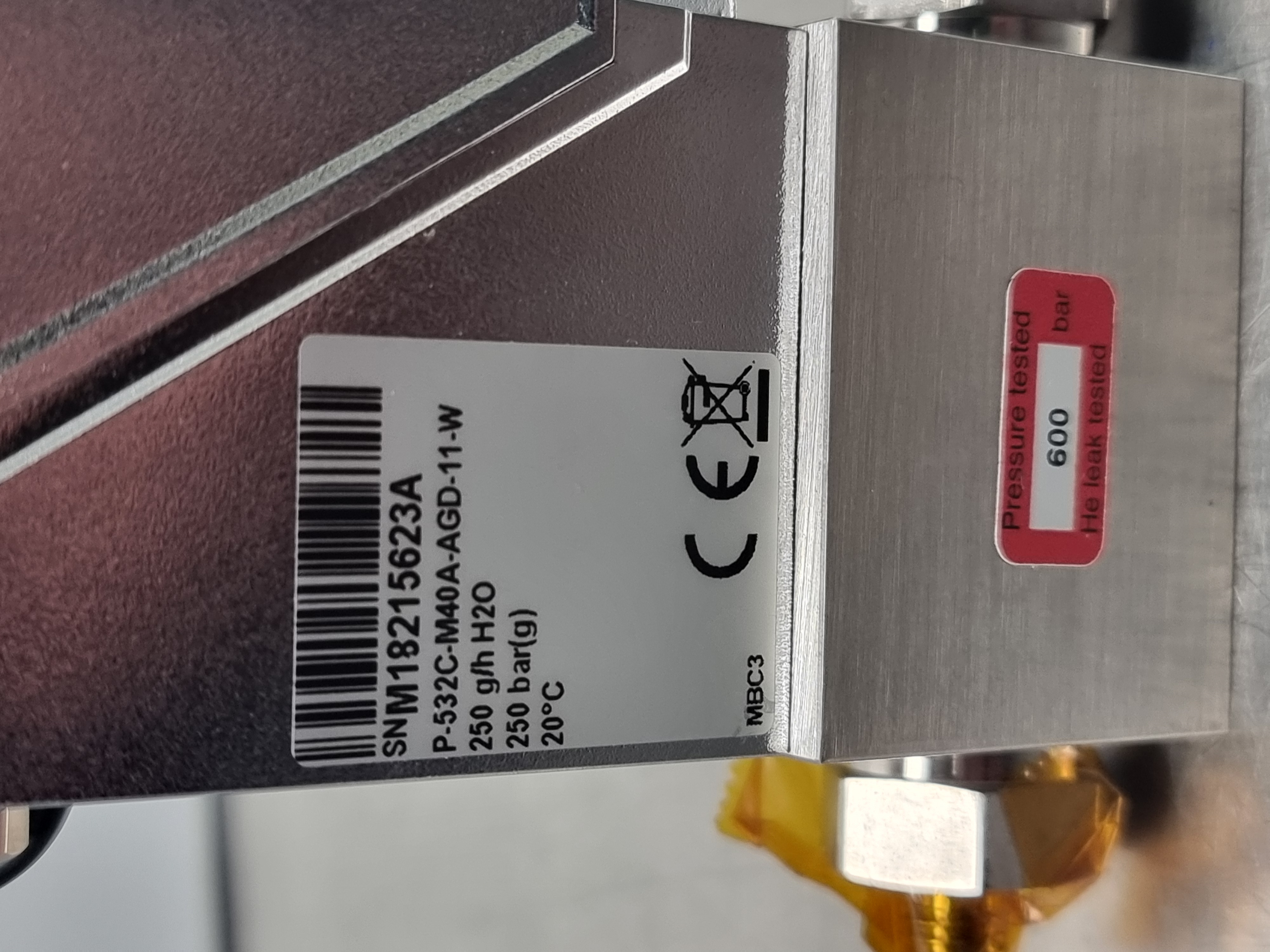 Bronkorst EL-Press Flow Meter Controller P-532-M40A | c/w F-033C Flow Sensor