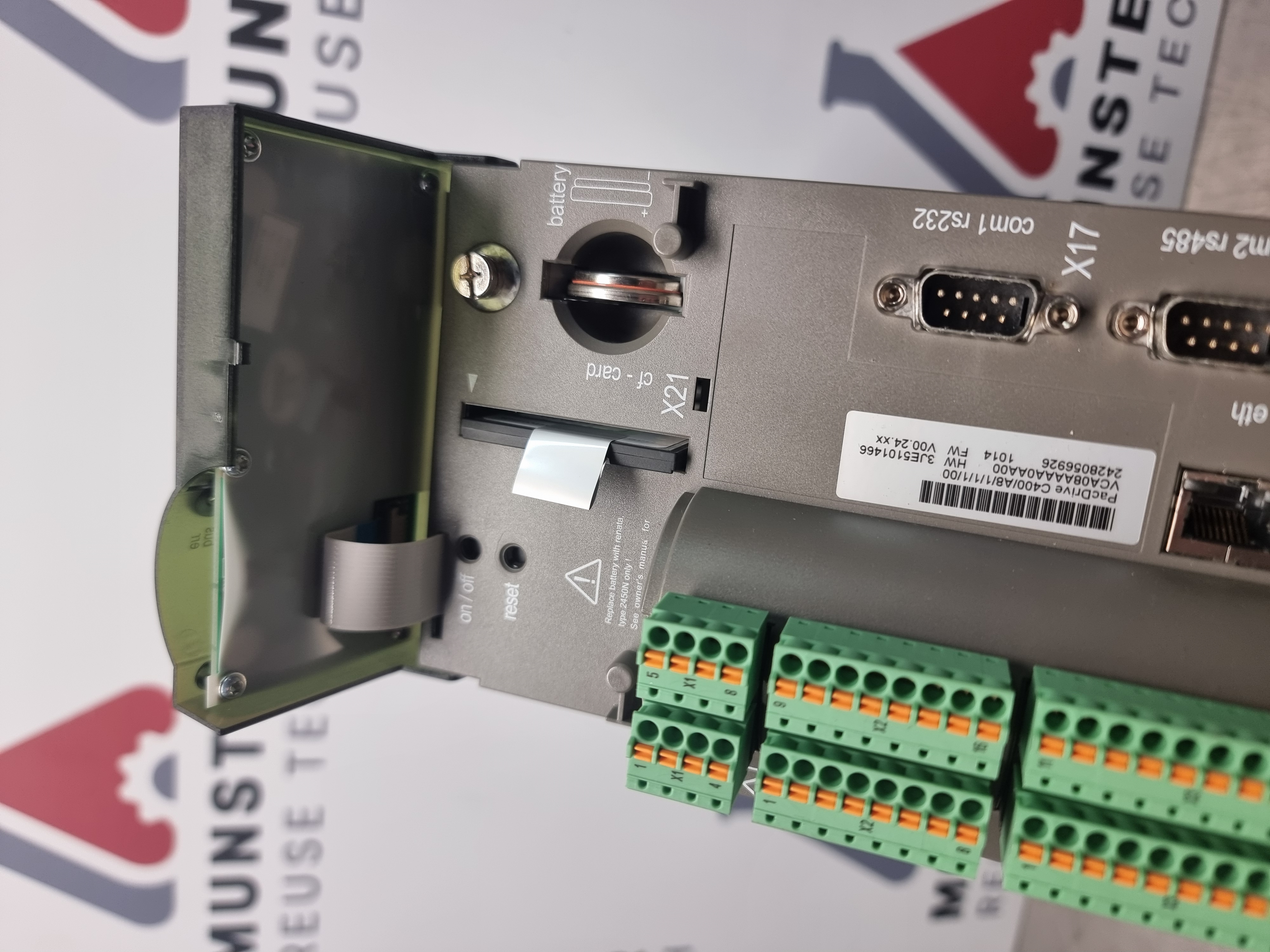 Used Schneider Elau C400 A8 Pac Drive Controller C400/A8/1/1/1/00 | VCA08AAAA0AA00