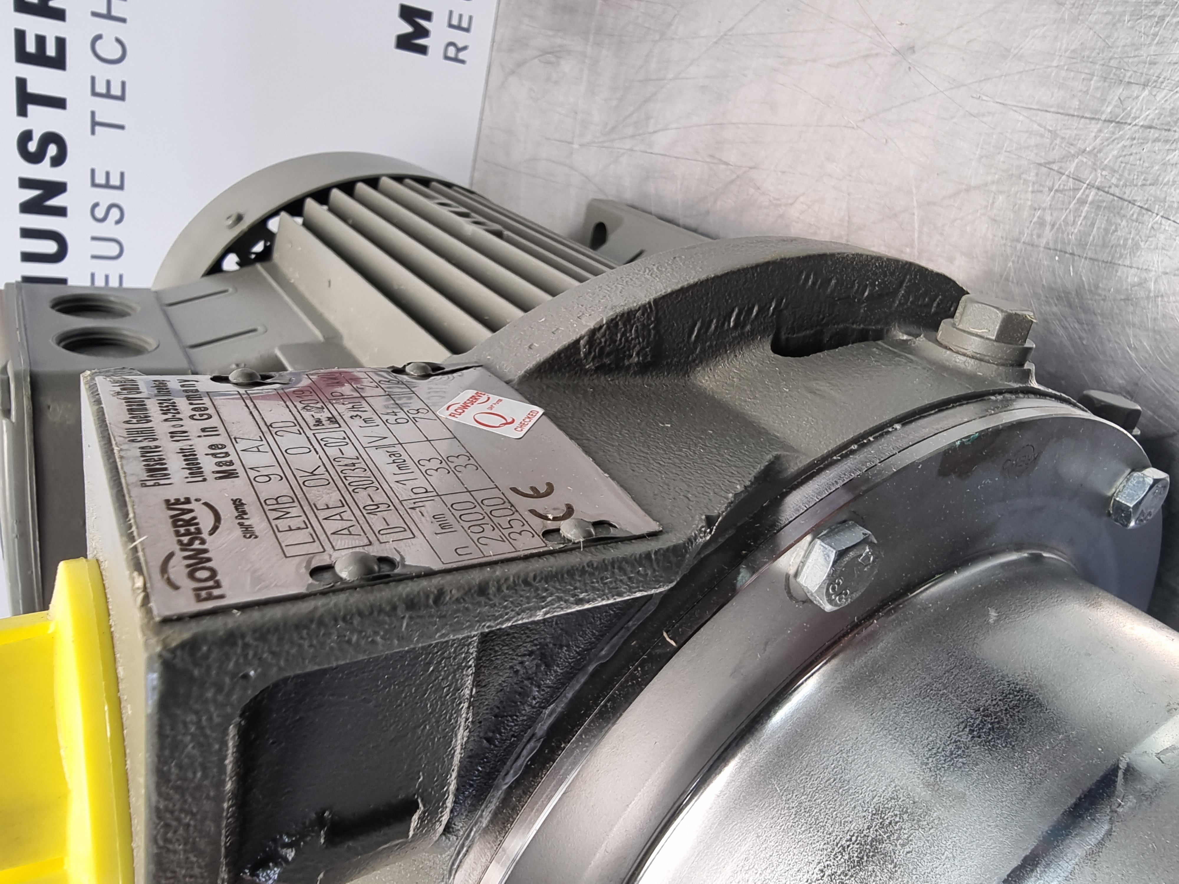 Flowserve Sihi LEMB 91 AZ Liquid Ring Vacuum Pump 