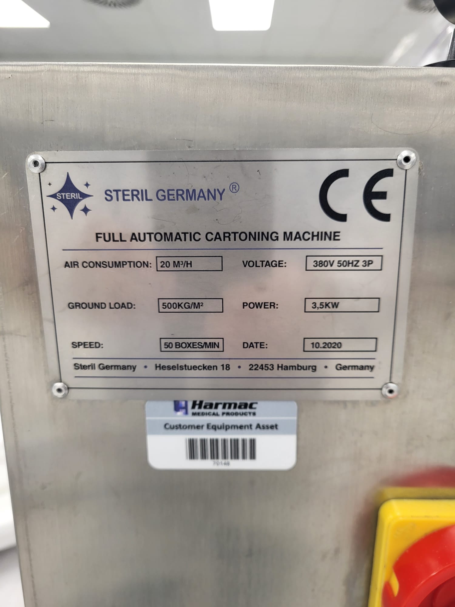 Used Complete Face Mask Manufacturing Line