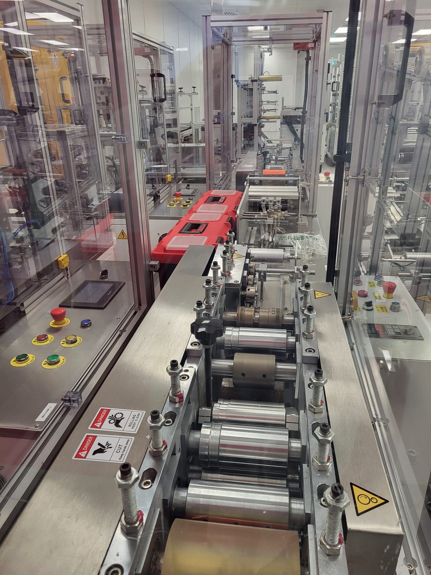 Used Complete Face Mask Manufacturing Line