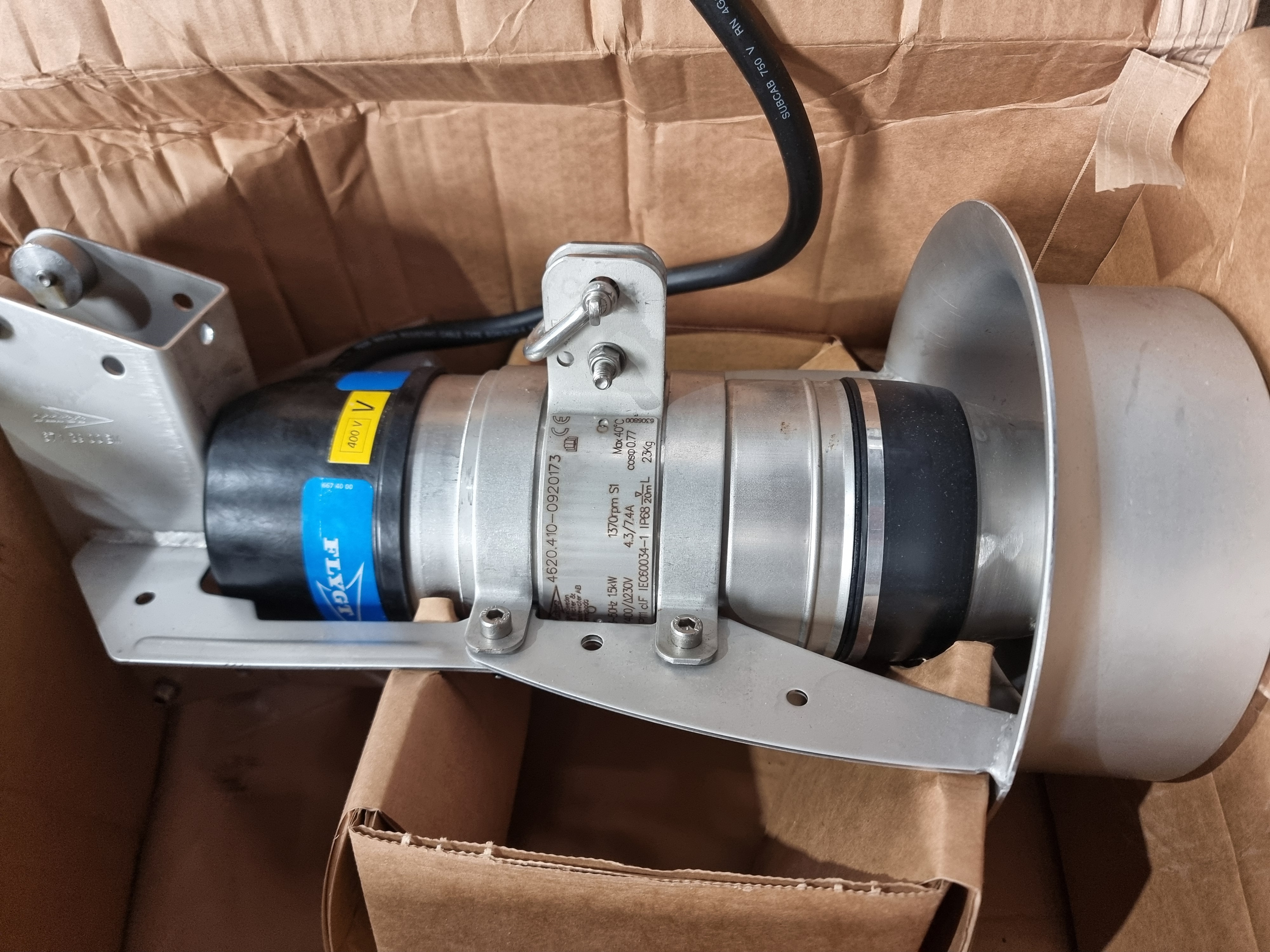 Used Flygt 4620.410 Submersible Mixer | 4620.410-0920173 | 1.5kW