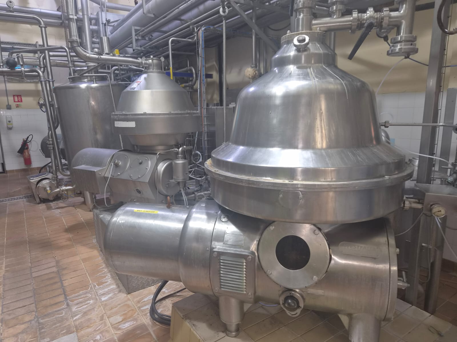 Used Complete Cheese Manufacturing Plant (36T in 24hrs) Located in Ireland