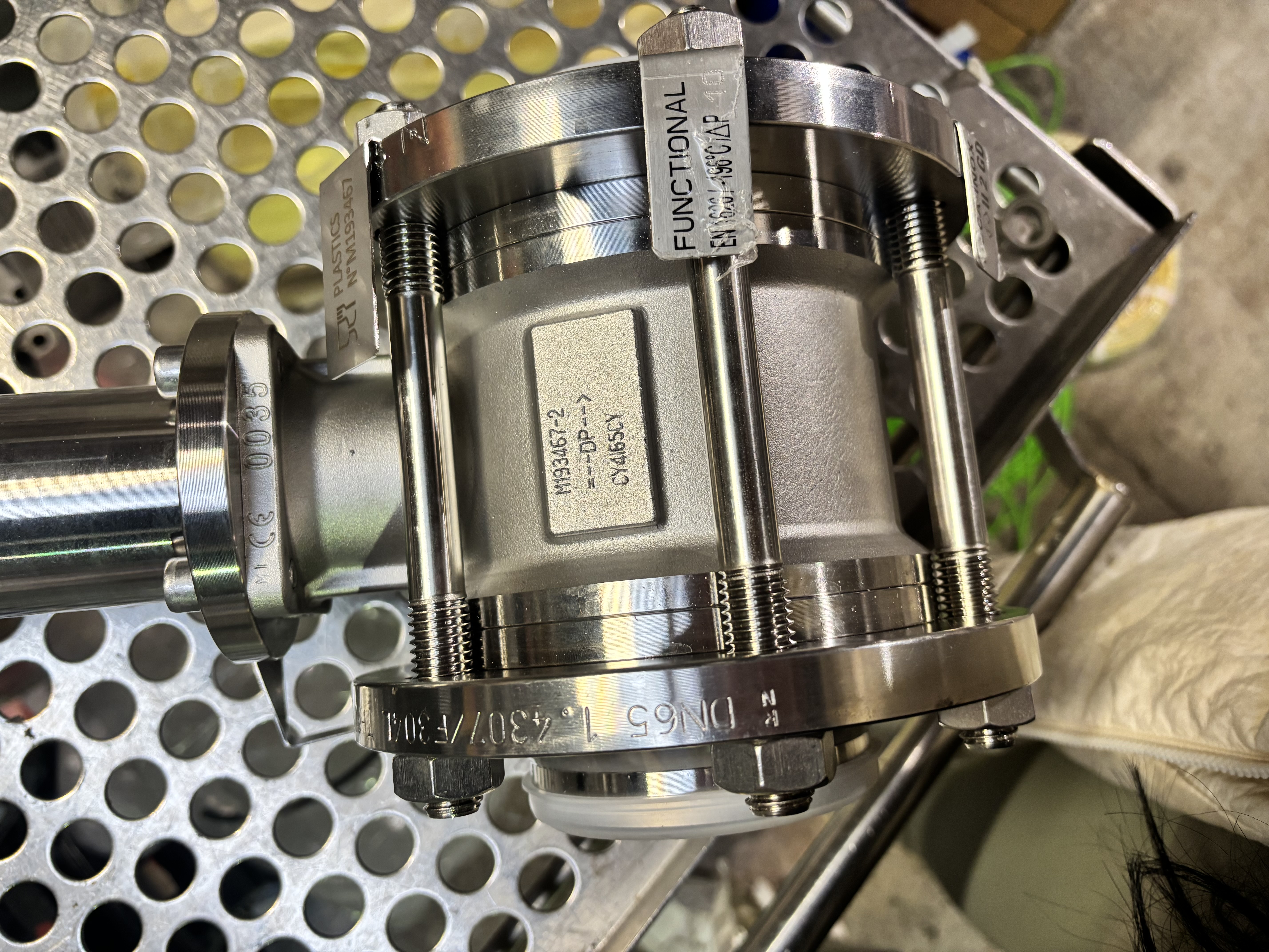 Used CRYO XCV-410 XCV-411 DN80 Ball Valve with Actuator Valve and Positioner