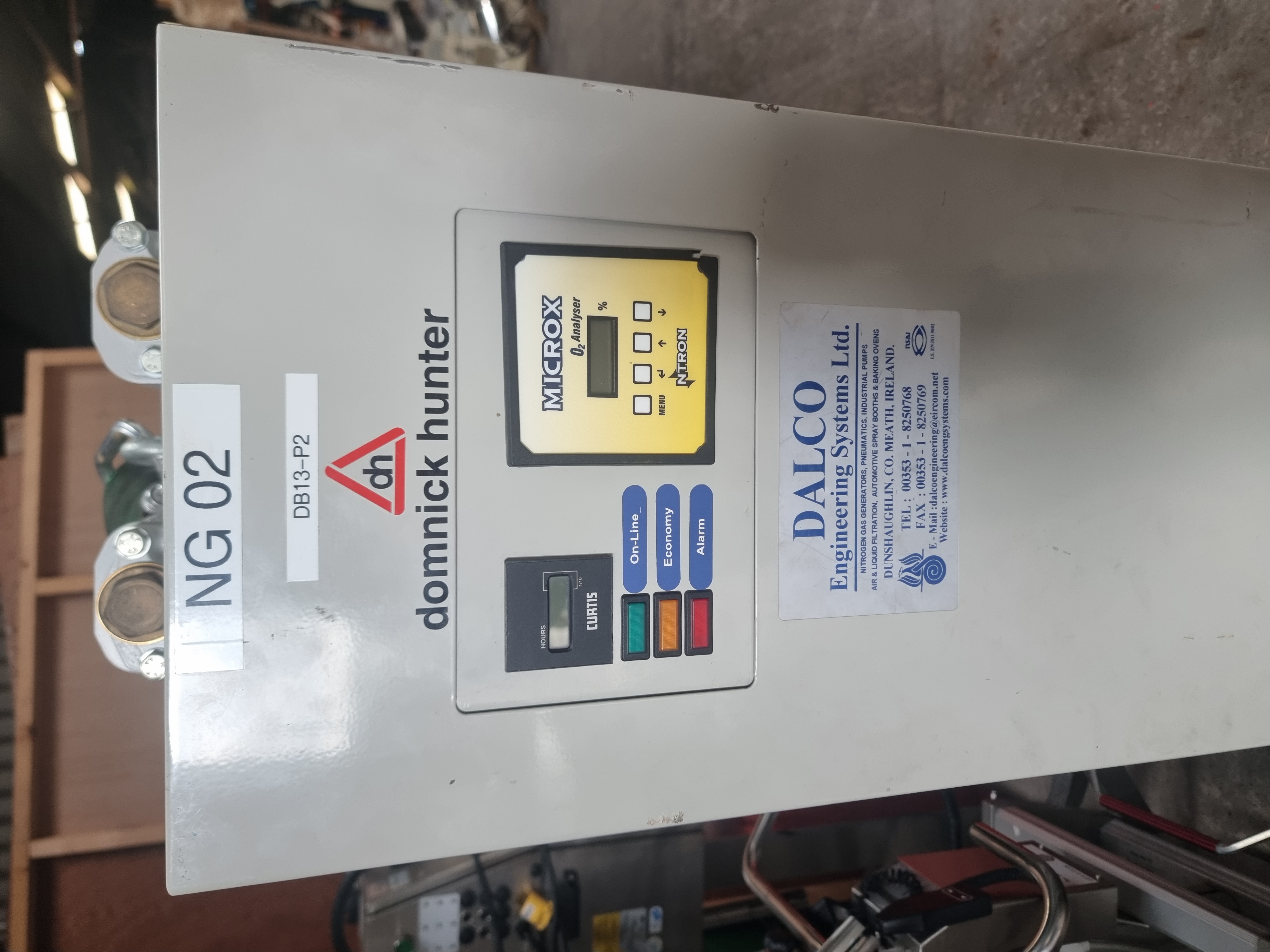 Used Domnick Hunter N2MAX Nitrogen Gas Generator