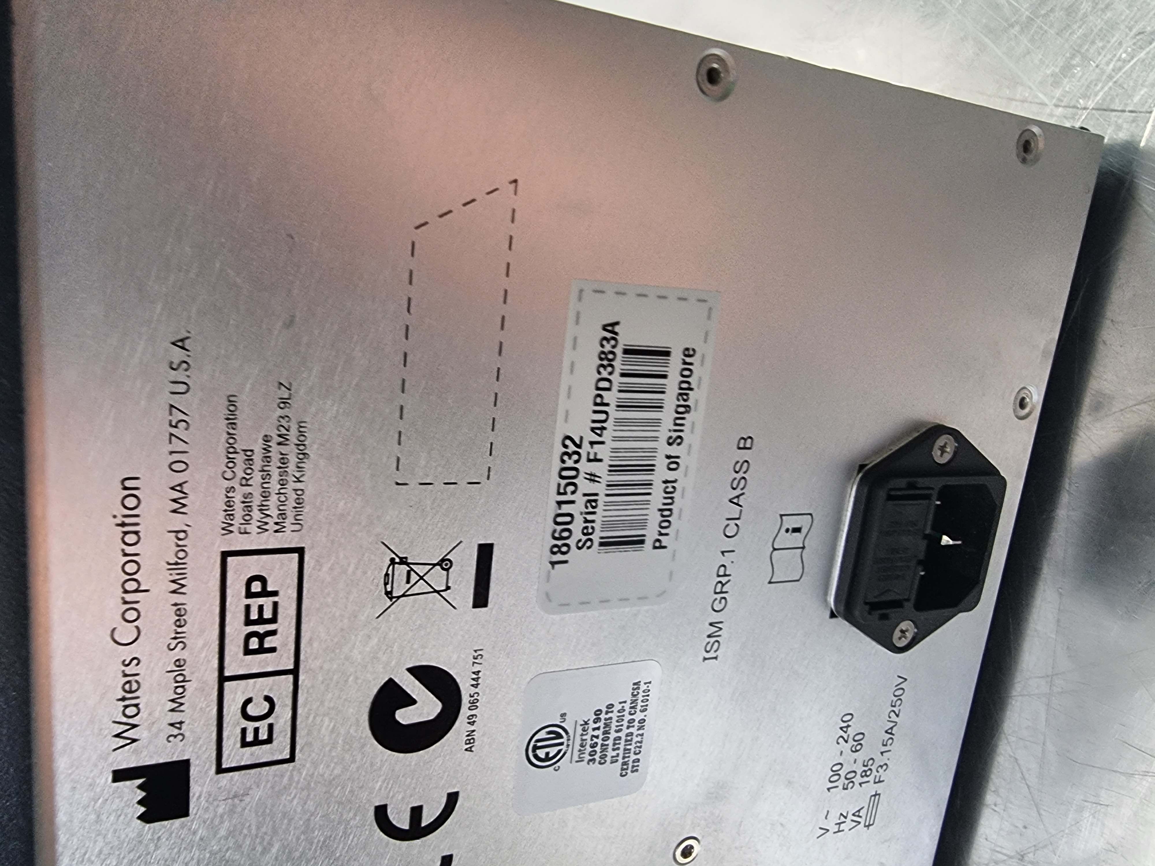 Used Waters Acquity UPLC PDA Detector | P/N: 186015032